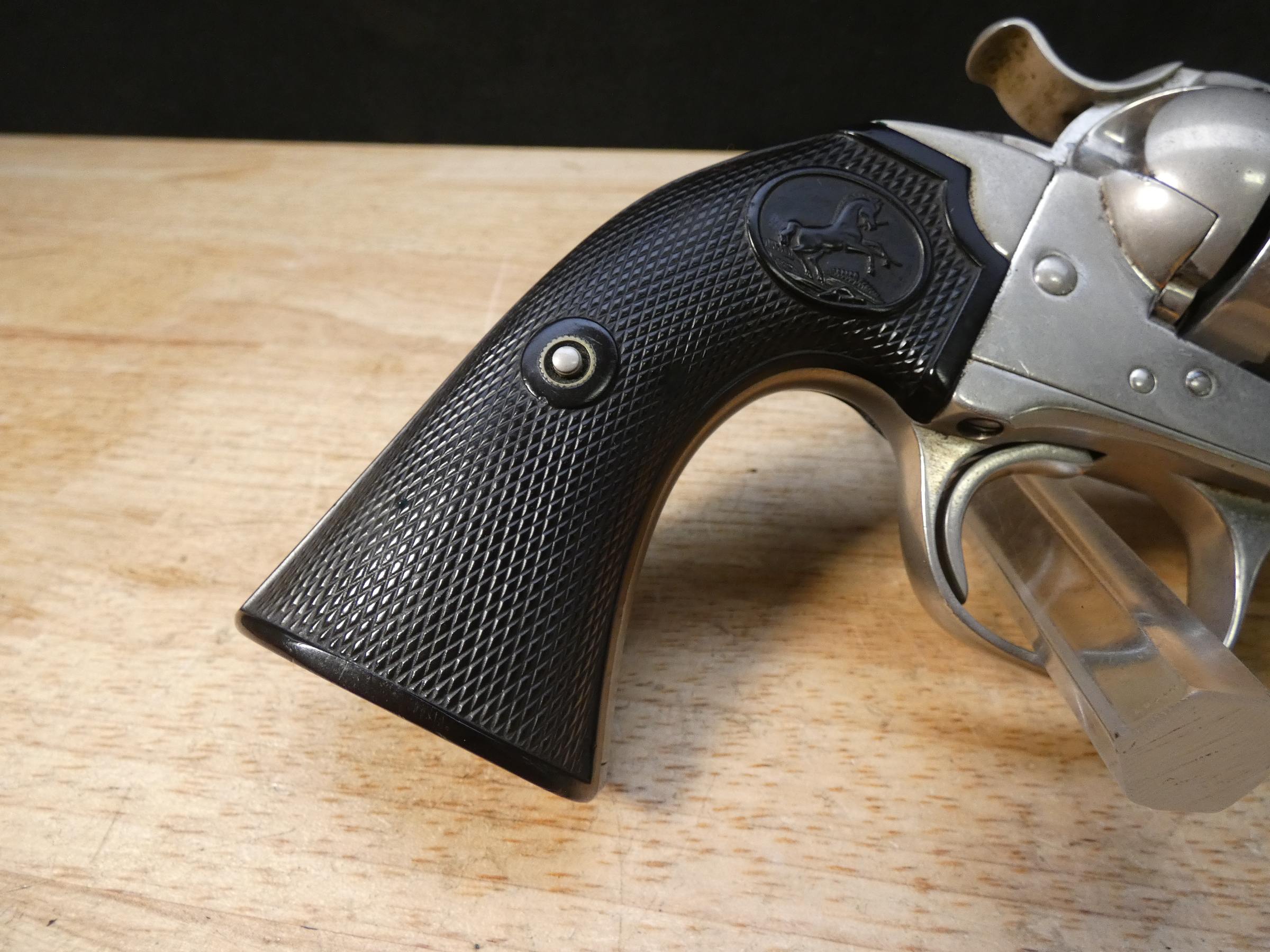 Colt Single Action Army Bisley Model - .38 WCF - Mfg. 1907 - SAA Revolver-img-11