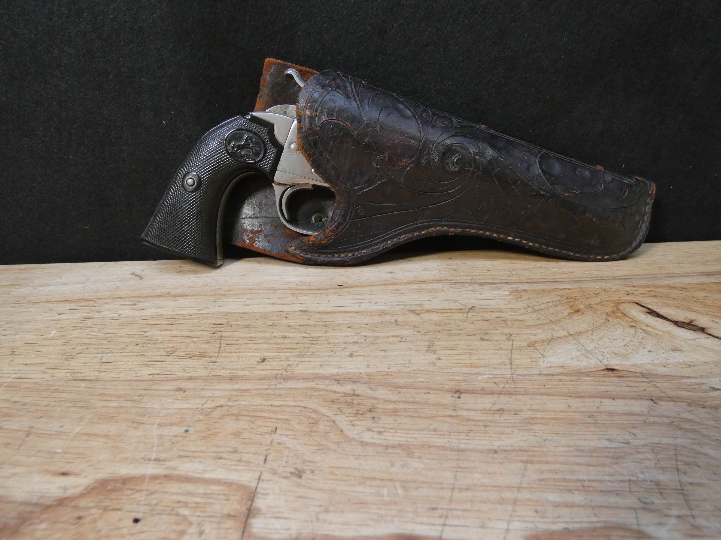 Colt Single Action Army Bisley Model - .38 WCF - Mfg. 1907 - SAA Revolver-img-17