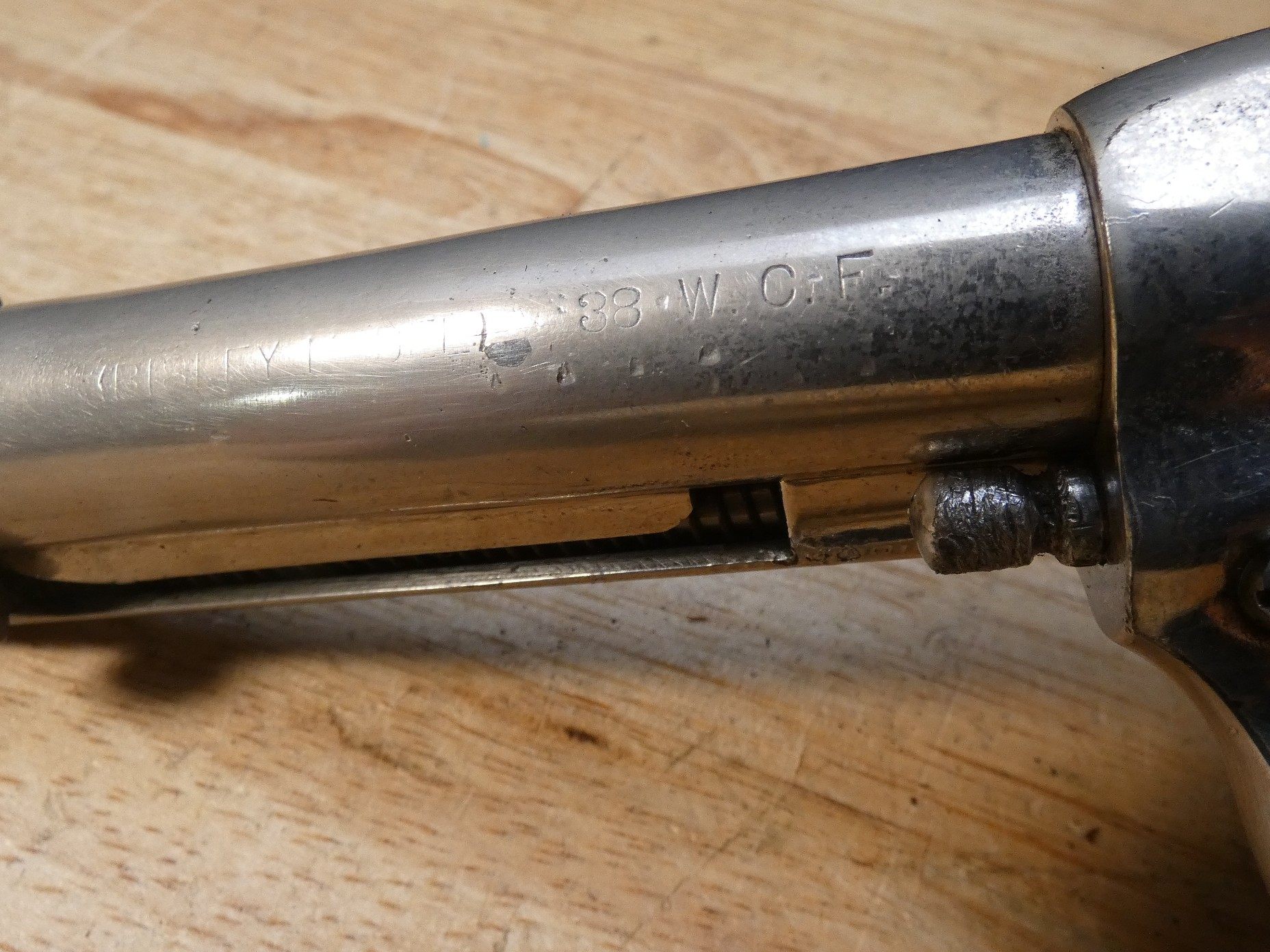 Colt Single Action Army Bisley Model - .38 WCF - Mfg. 1907 - SAA Revolver-img-25