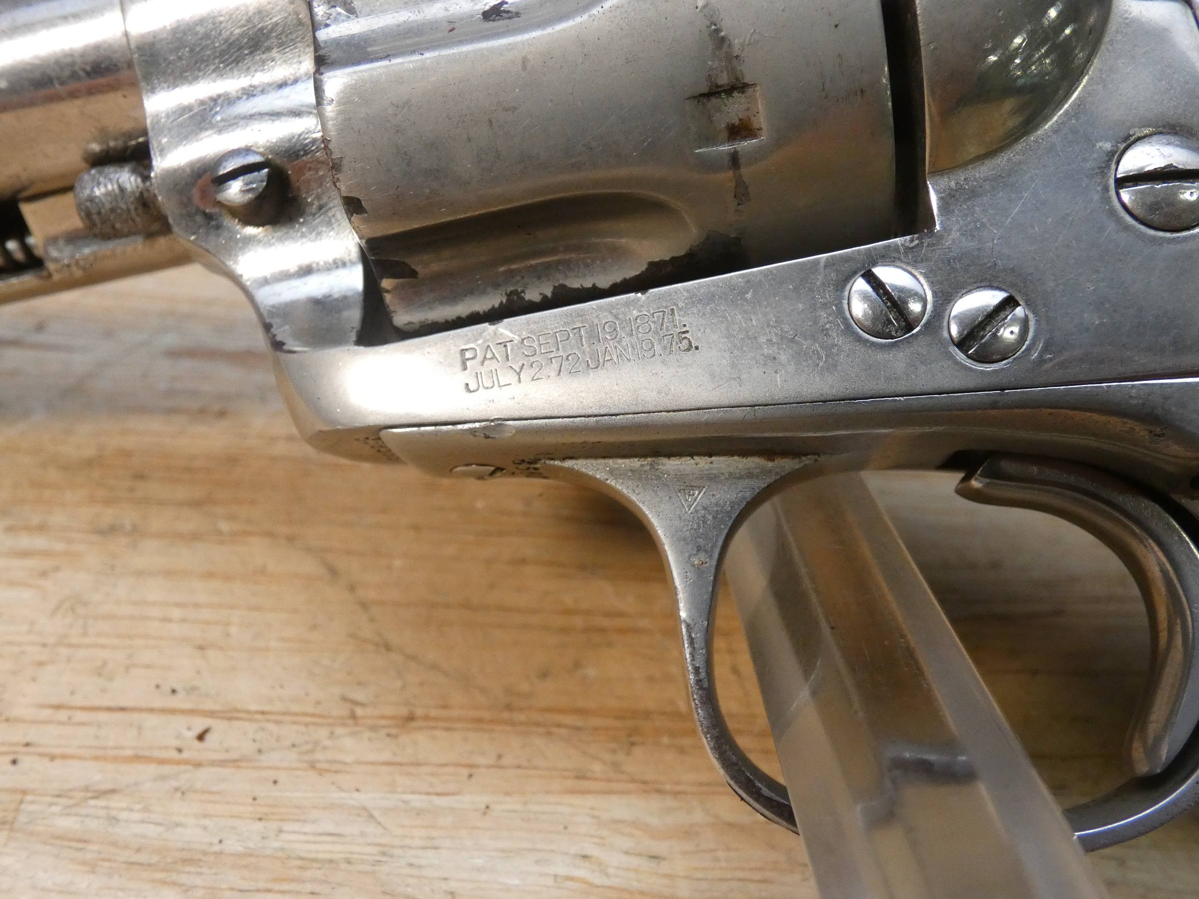 Colt Single Action Army Bisley Model - .38 WCF - Mfg. 1907 - SAA Revolver-img-27