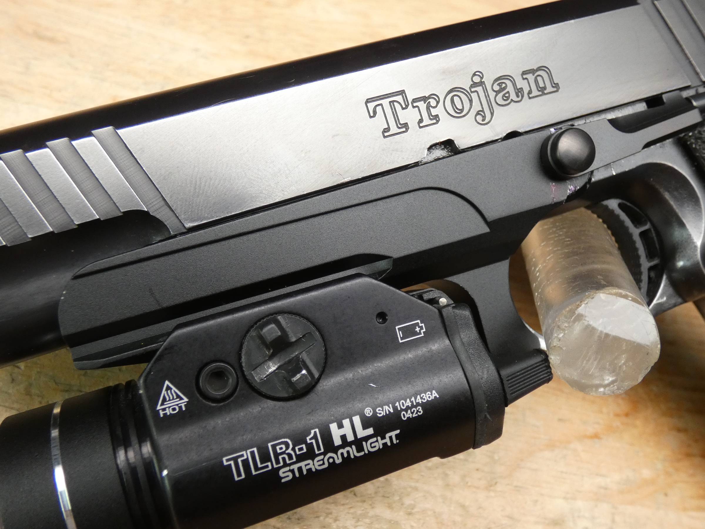 STI Trojan 1911 - .45 ACP - w/ KOENIG Rail & Streamlight - Competition-img-4