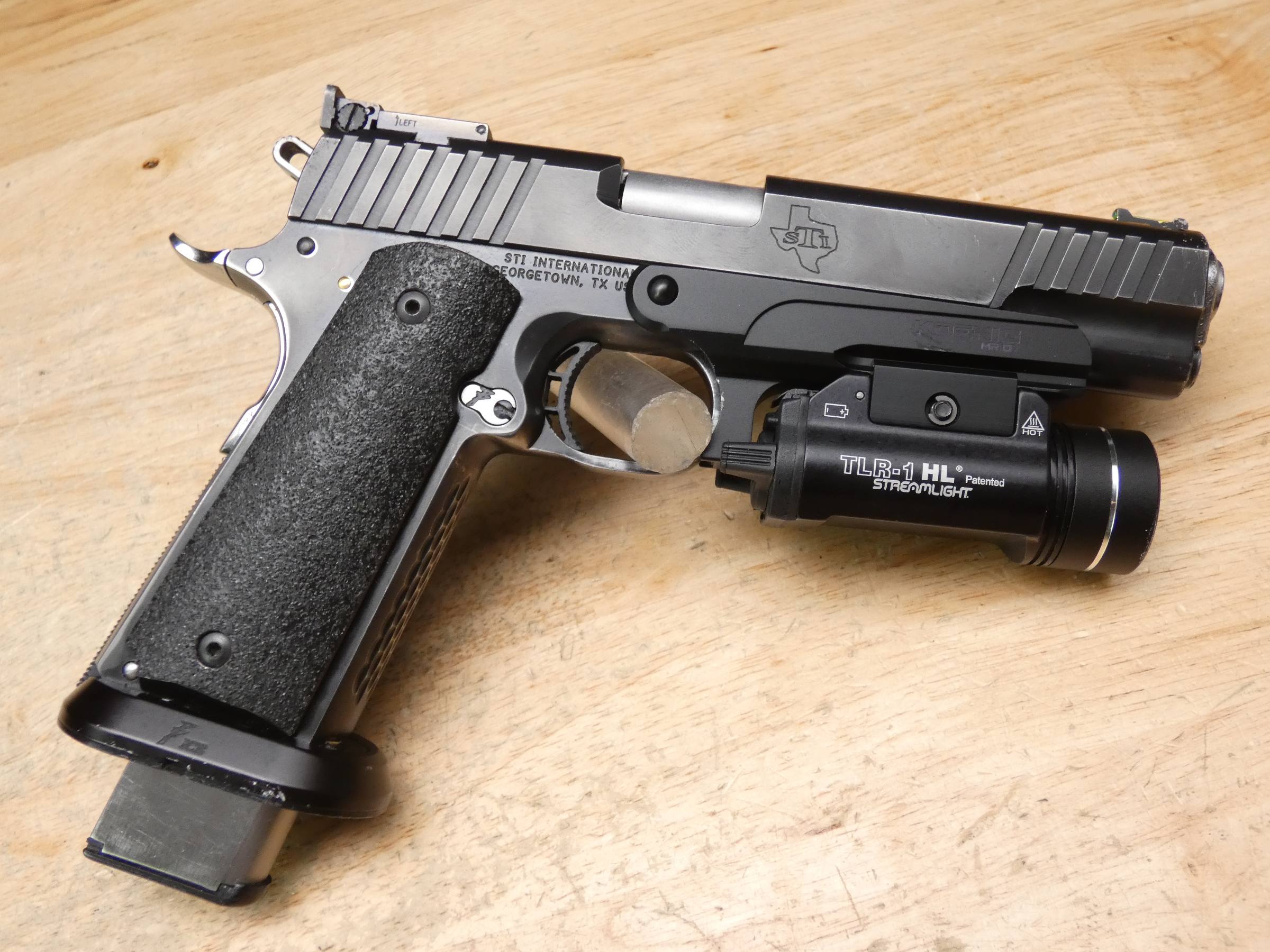 STI Trojan 1911 - .45 ACP - w/ KOENIG Rail & Streamlight - Competition-img-24