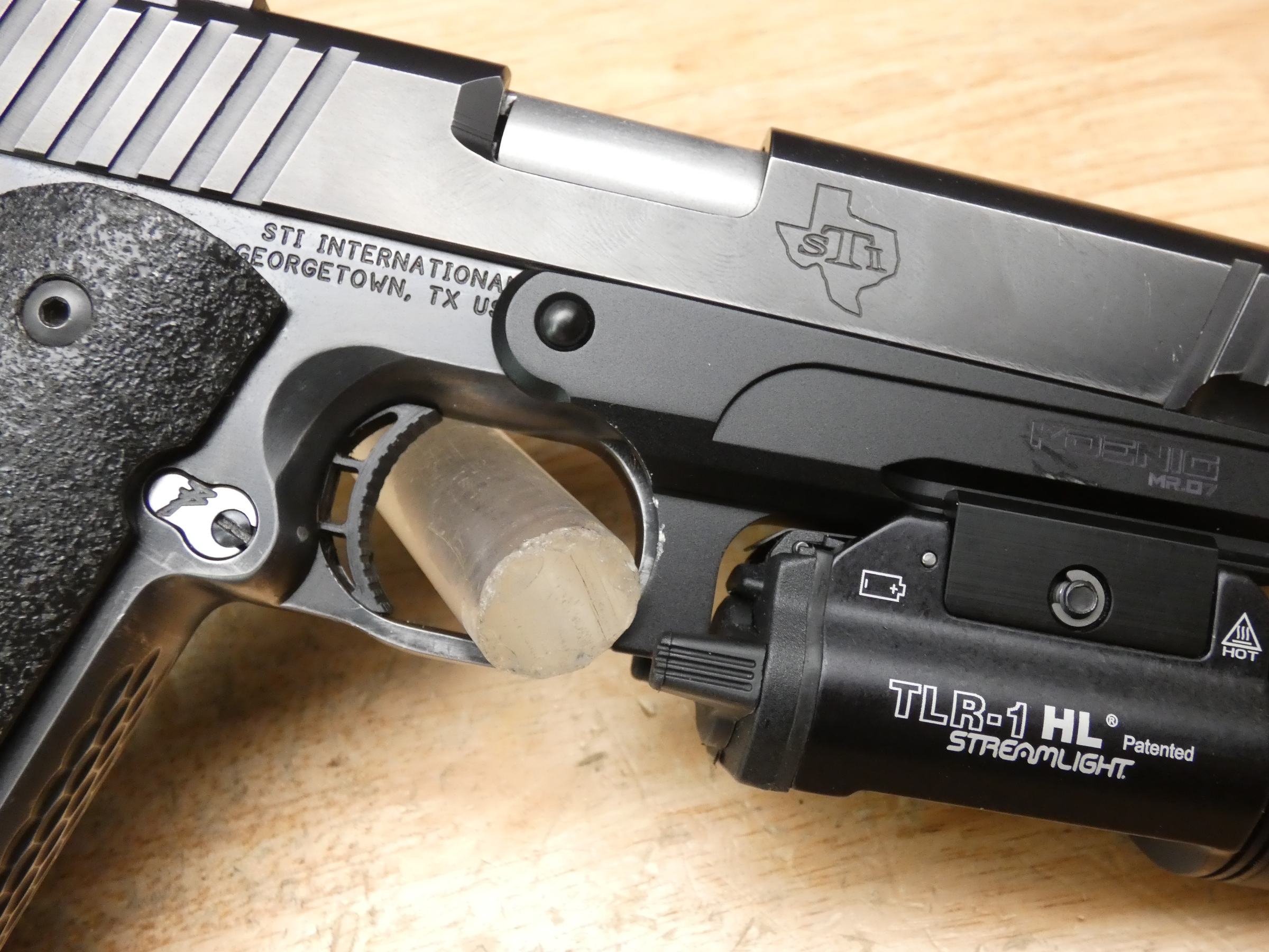 STI Trojan 1911 - .45 ACP - w/ KOENIG Rail & Streamlight - Competition-img-28