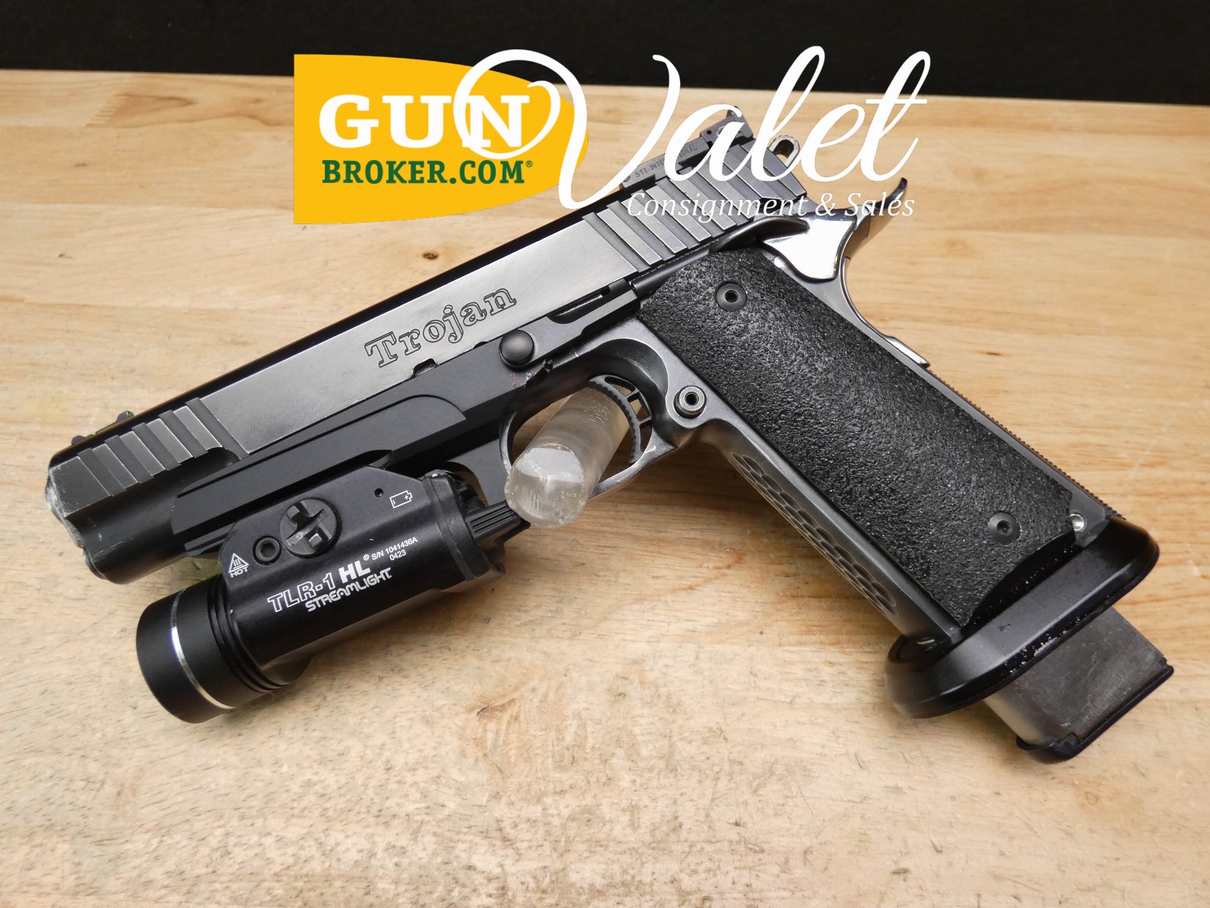STI Trojan 1911 - .45 ACP - w/ KOENIG Rail & Streamlight - Competition-img-1