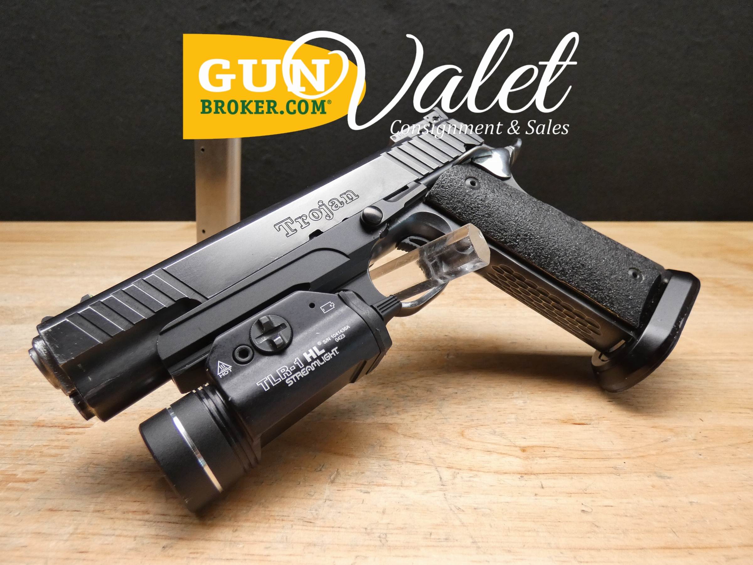 STI Trojan 1911 - .45 ACP - w/ KOENIG Rail & Streamlight - Competition-img-0