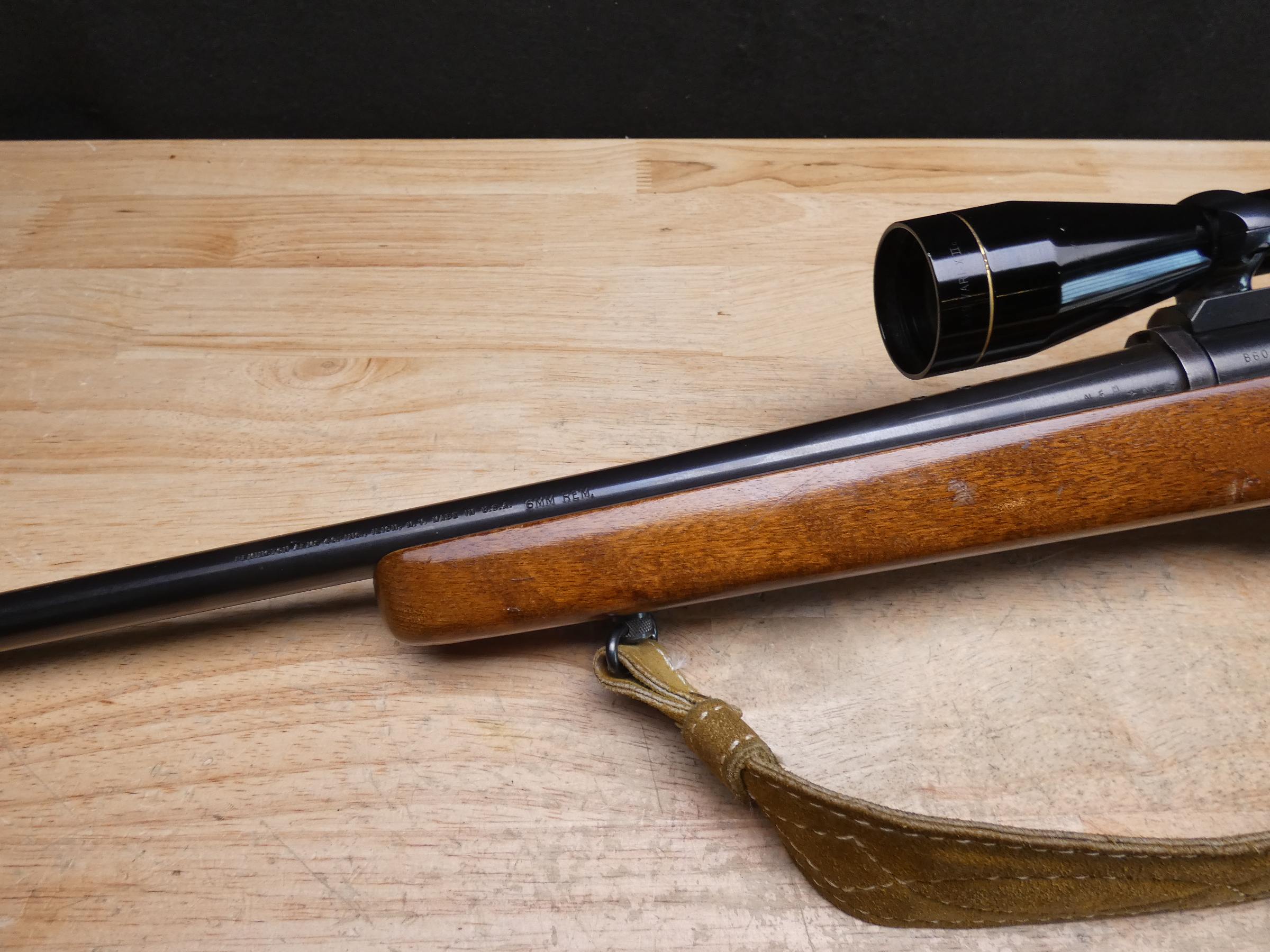 Left Hand Remington 788 - 6mm Rem - Removable Mag - LH - w/ Leupold Scope-img-4