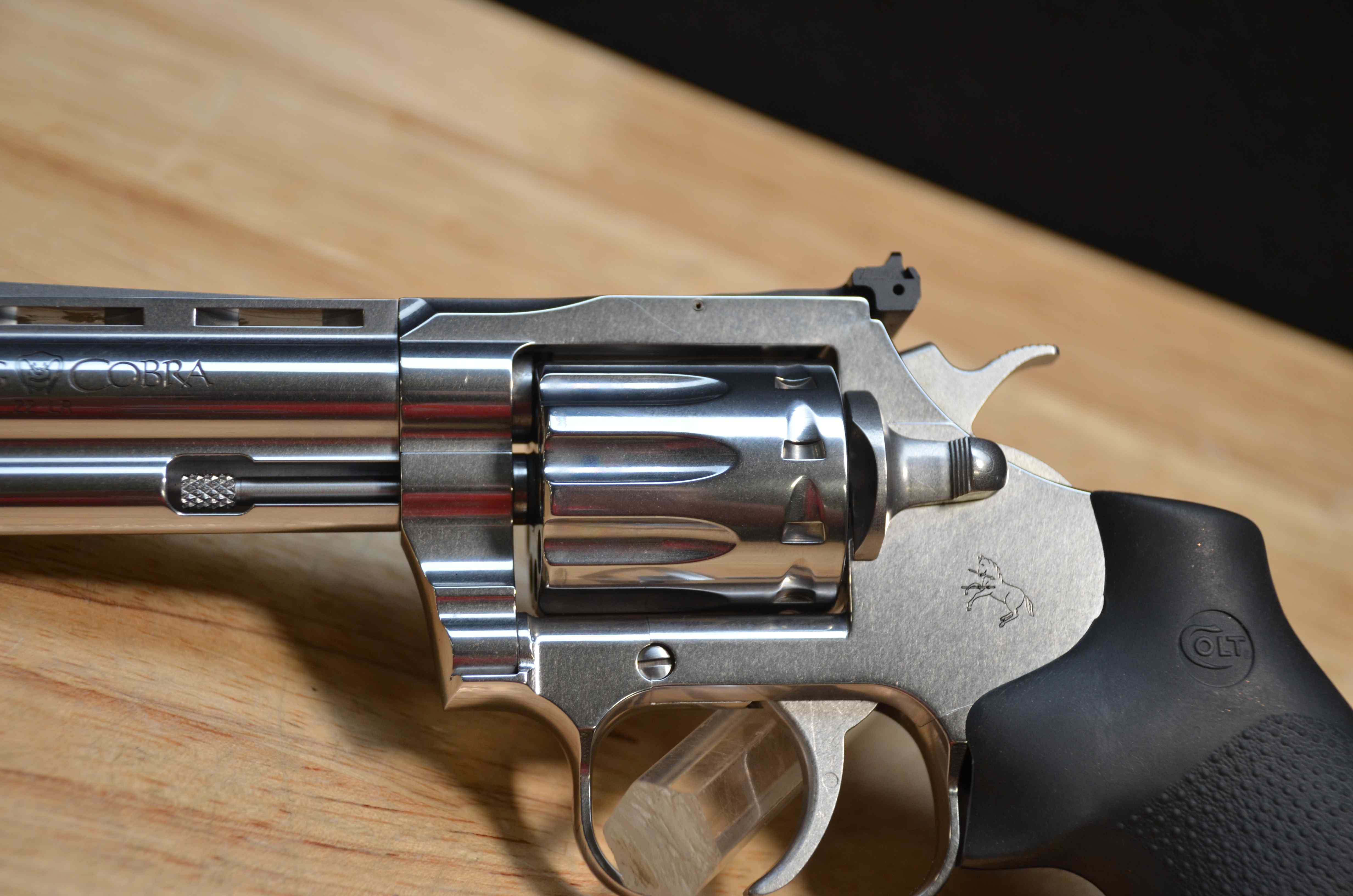 Colt King Cobra - .22 LR - w/ OG Case - 10 Shot Snake Gun - Stainless - C-img-4