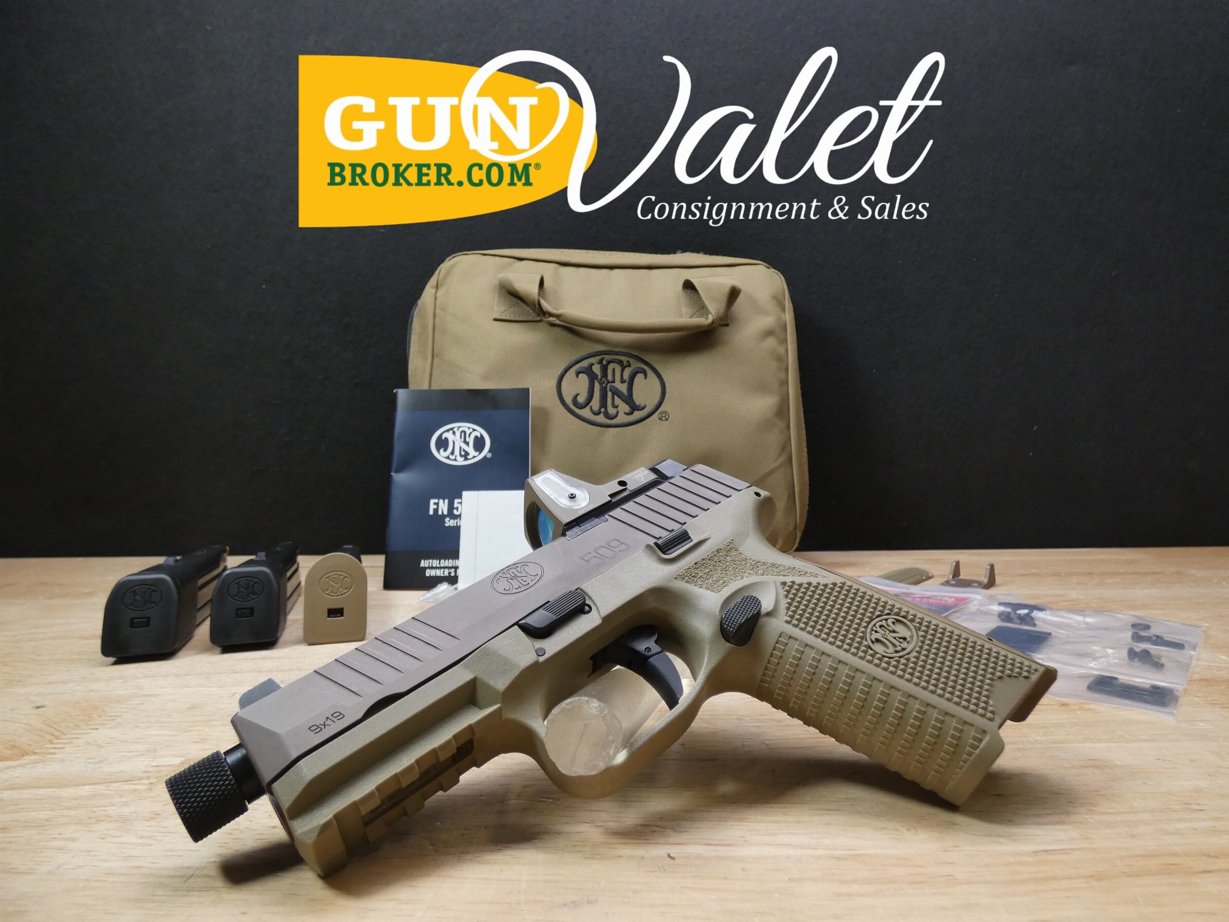 FN 509 Tactical - 9mm - w/ Trijicon RMR & Threaded BBL - FN509 - 509T-img-0
