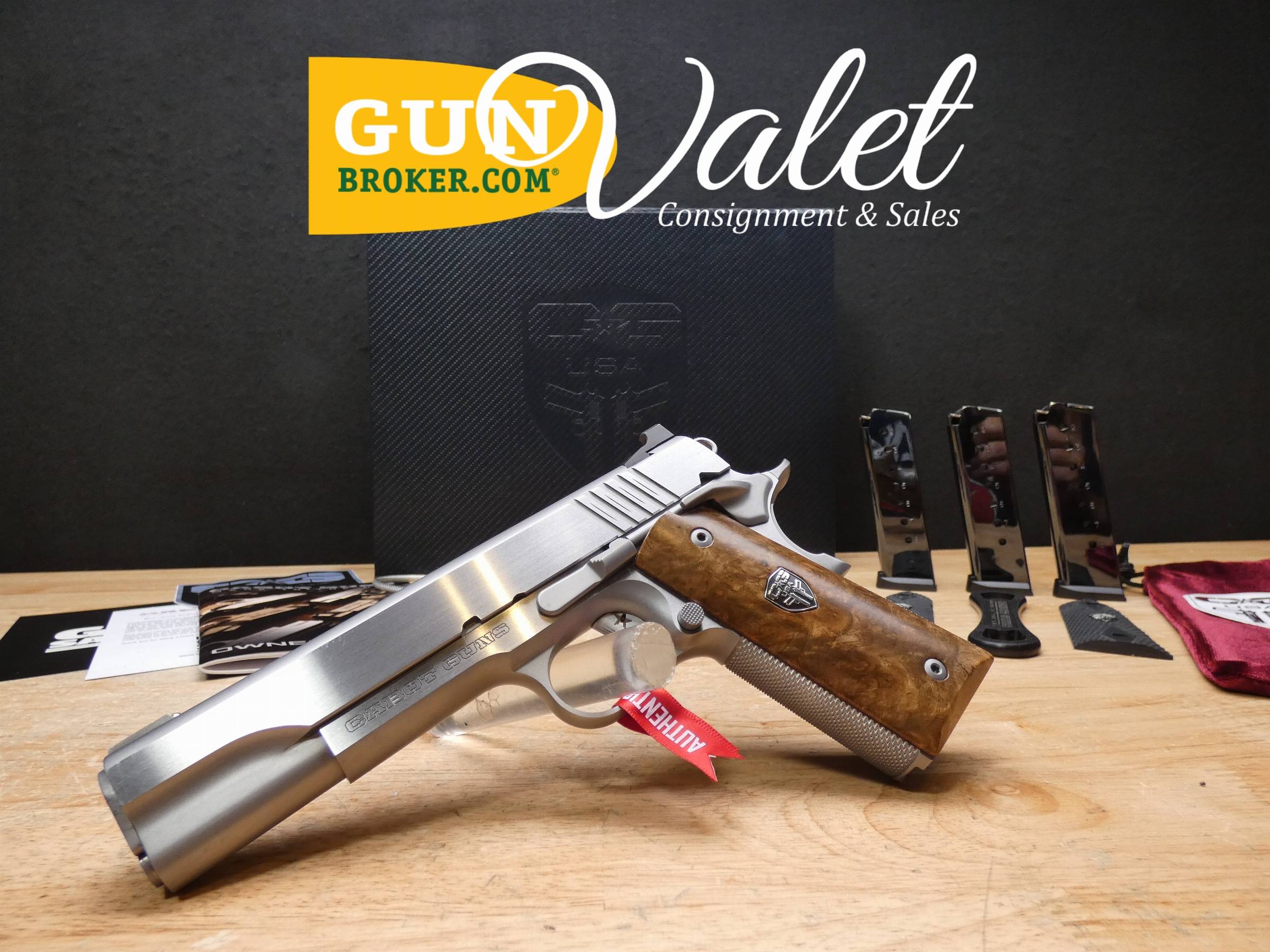 Cabot Guns National Standard 1911 - .45 ACP - 416 Stainless - XLNT!-img-0