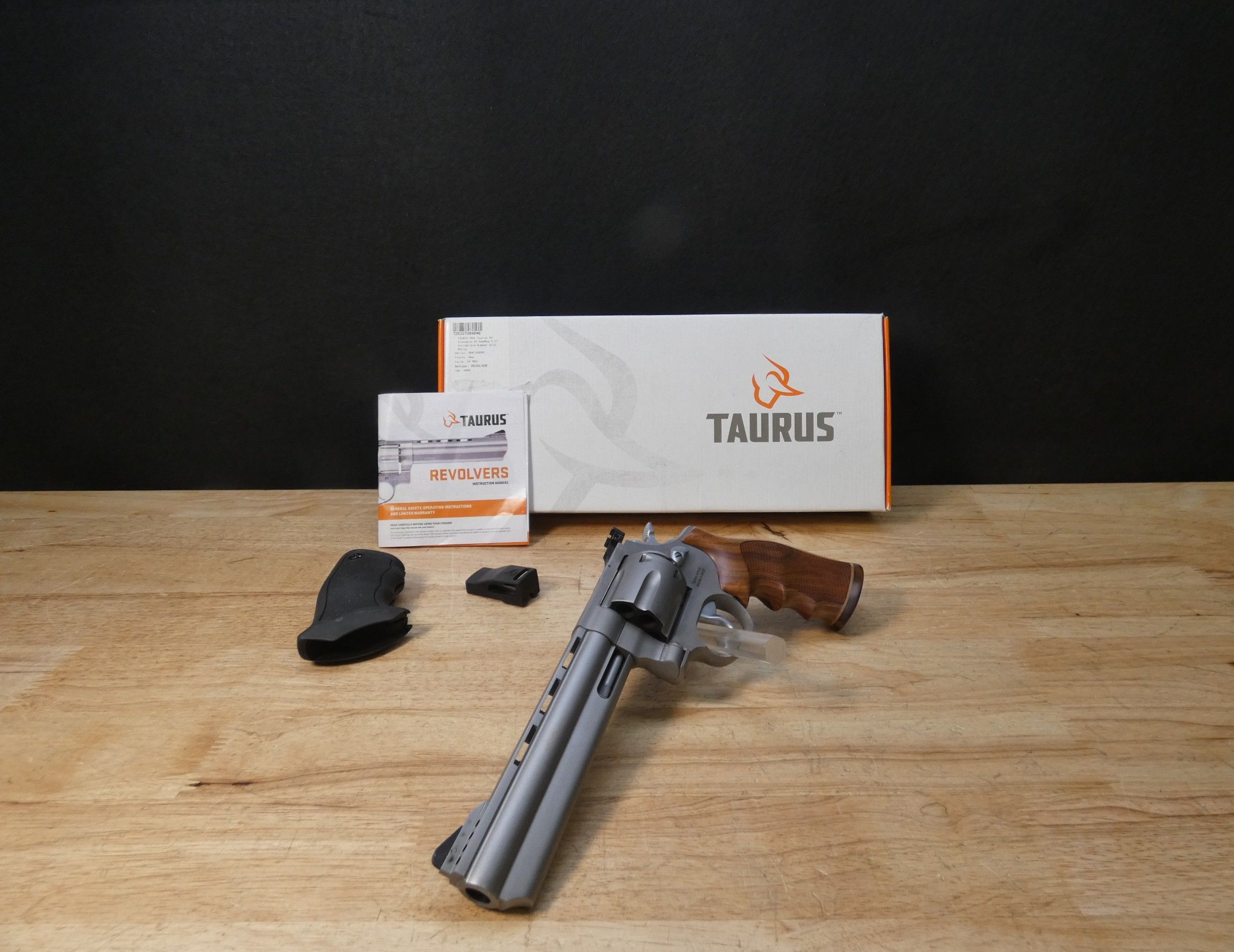Taurus  M44 Matte Stainless - .44 Mag - w/ OG Box - 6.5in Ported BBL - 44-img-1