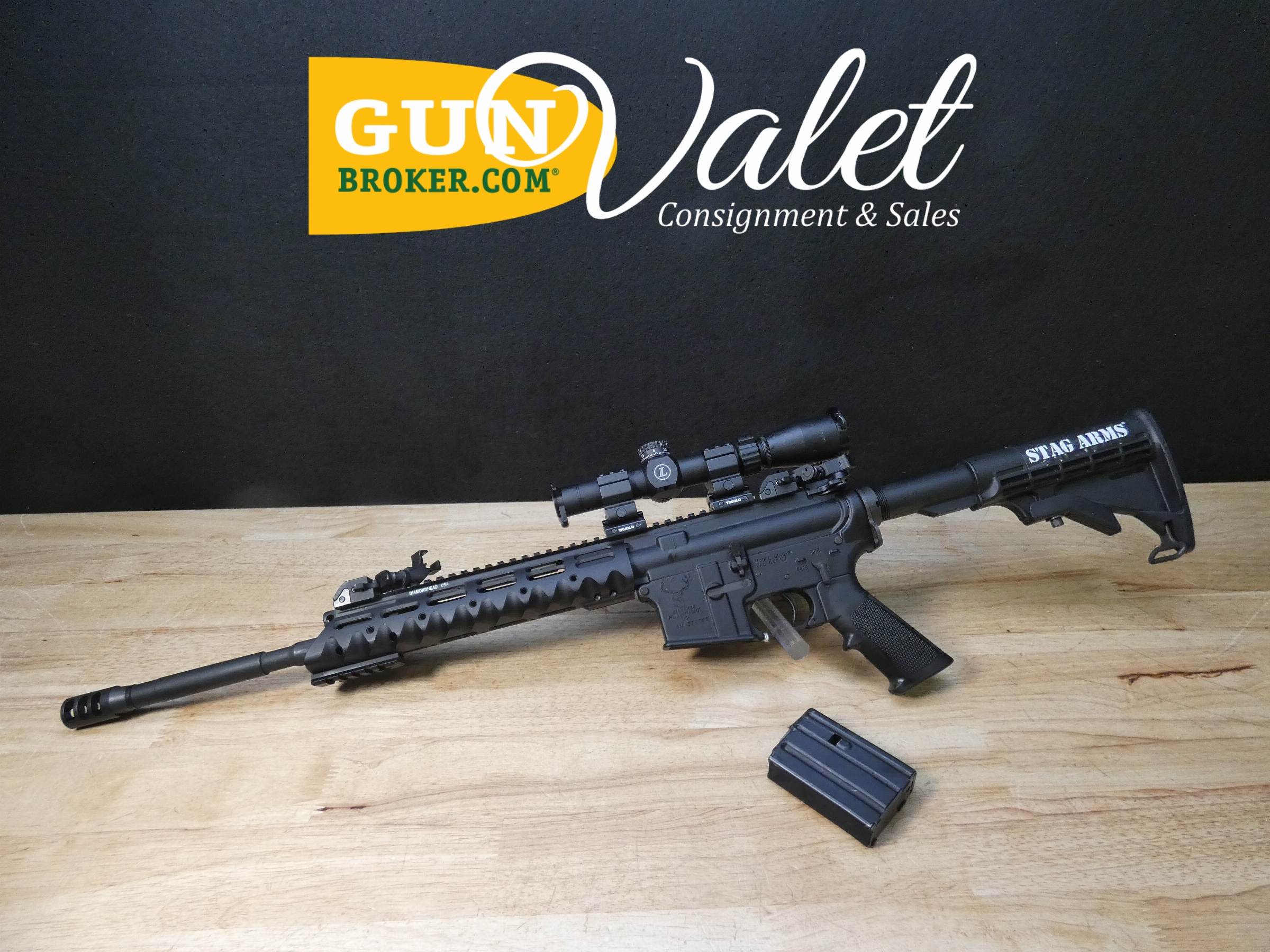 Stag Arms STAG-15 - 5.56 NATO - w/ Mag & Leupold Scope - AR - AR15 -img-0