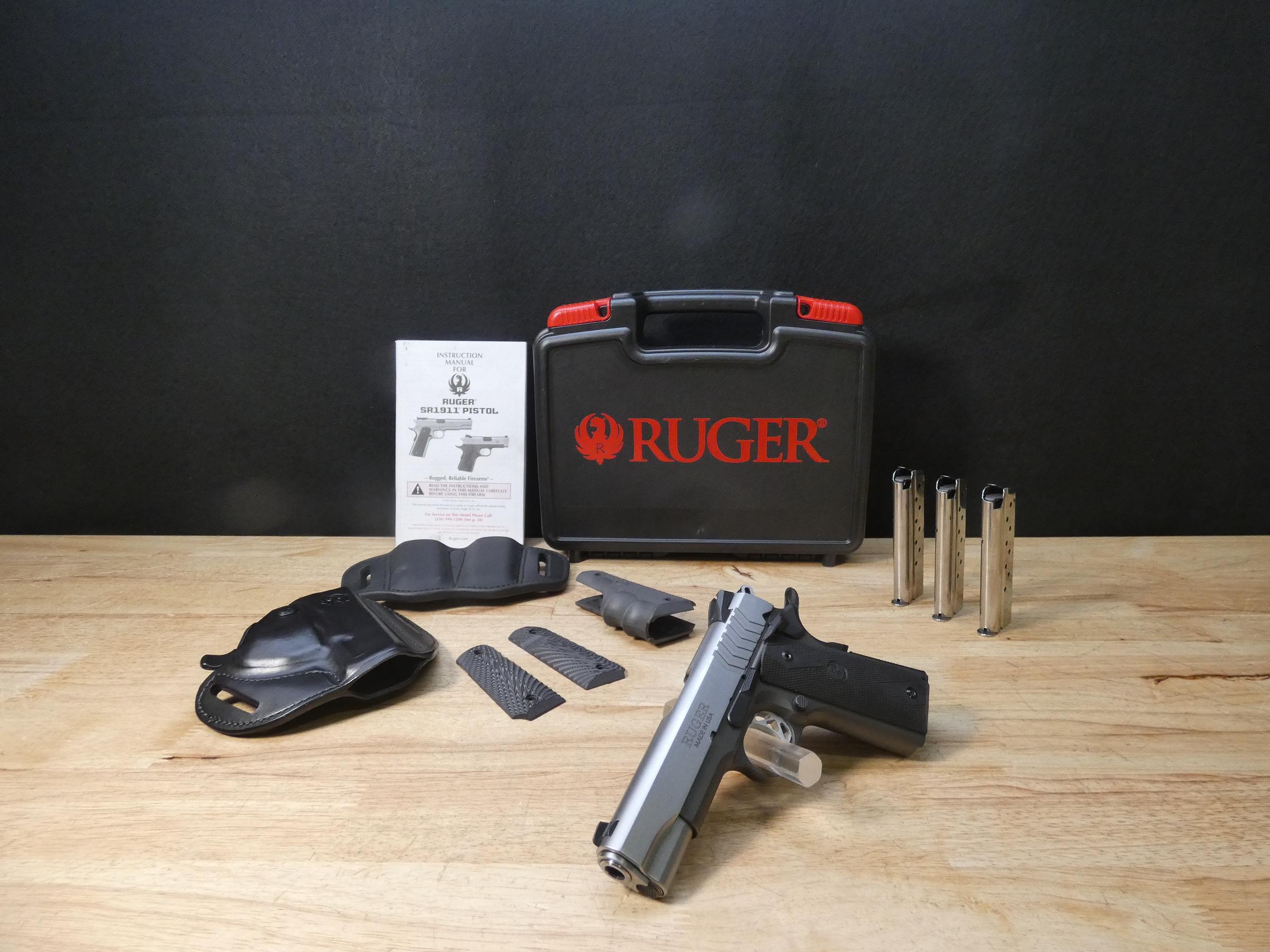 Ruger SR1911 - 9mm Luger - MFG 2026 - w/ 3 Mags & Case - SR 1911 - LOOK!-img-1