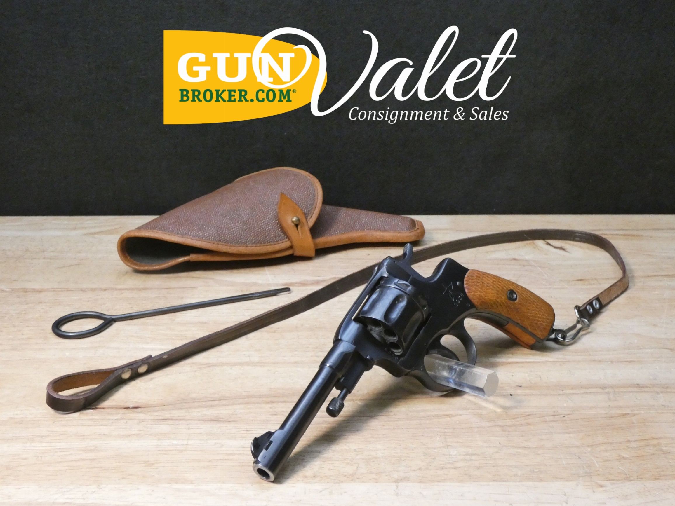 Soviet M1895 Nagant - 7.62 Nagant - w/ Holster - MFG 1937 - Comrade Classic-img-0