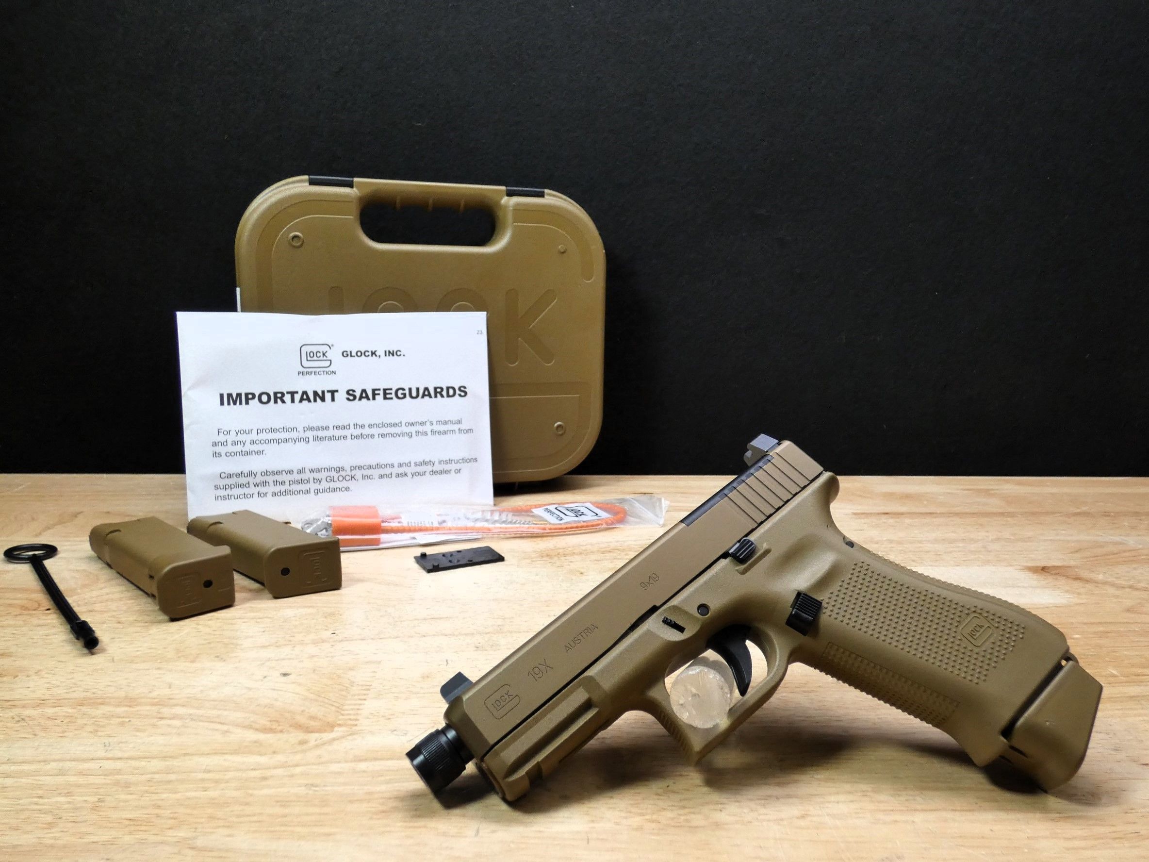 Glock 19X MOS TB - 9mm - G19X Threaded - G19 - Optic Ready - C-img-1
