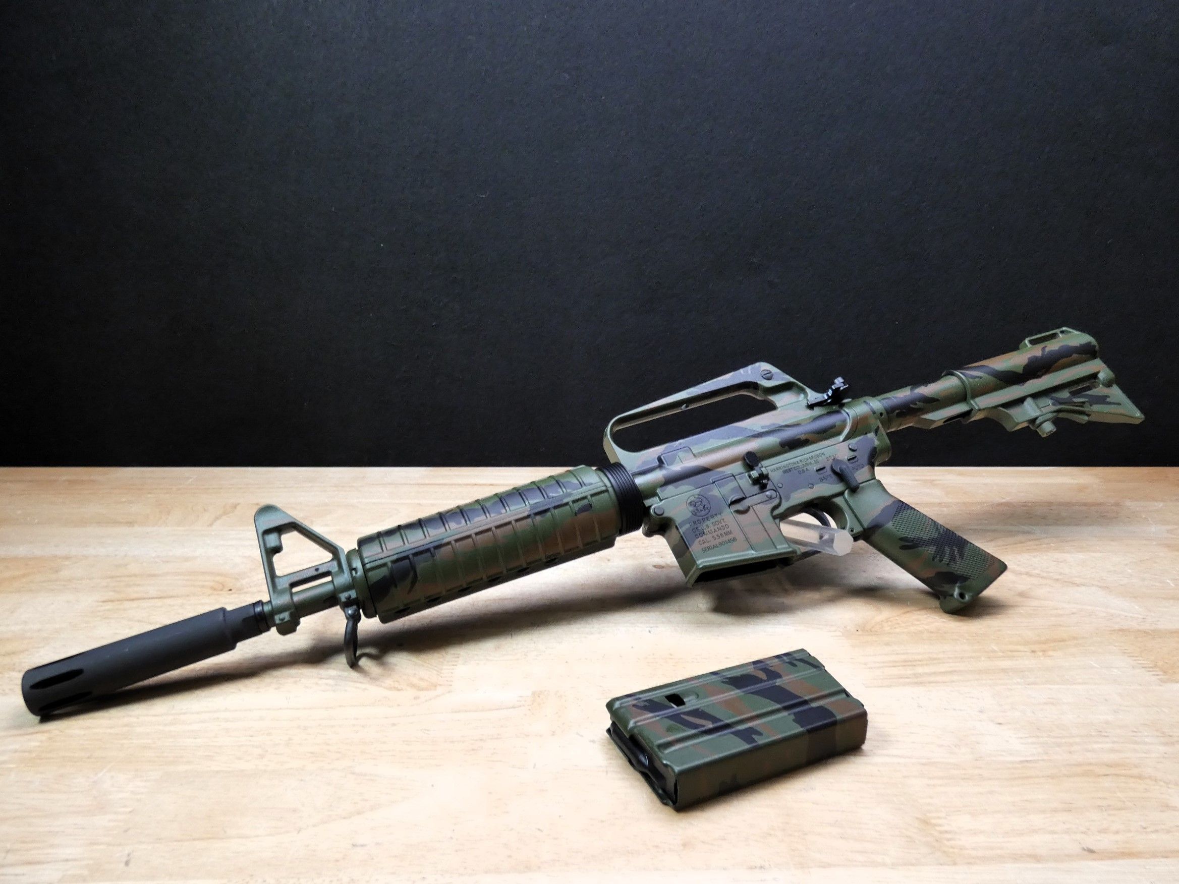 Harrington & Richardson Commando XM177E1 Tiger Stripe AR15 - 5.56 NATO - C-img-1