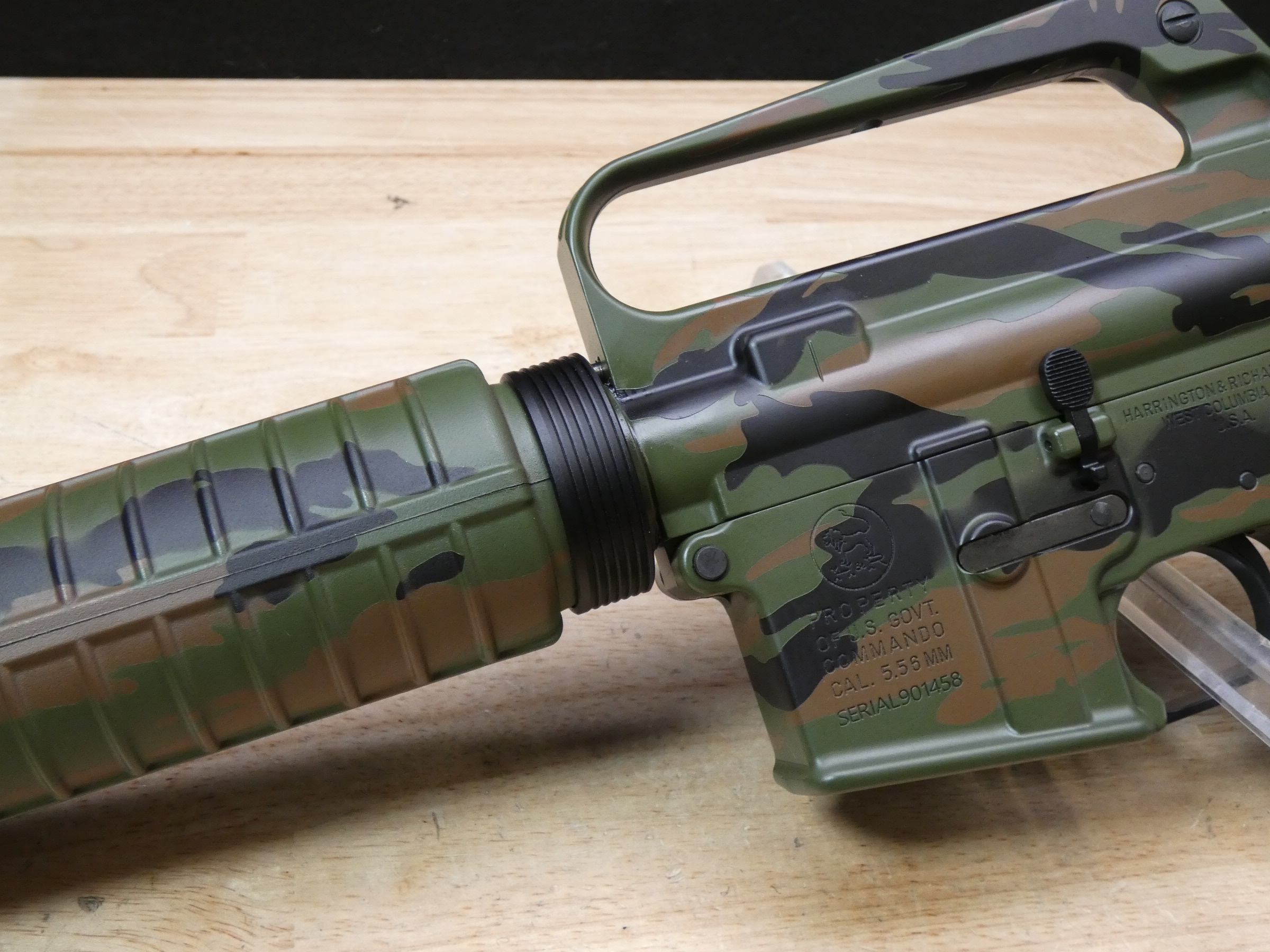 Harrington & Richardson Commando XM177E1 Tiger Stripe AR15 - 5.56 NATO - C-img-4