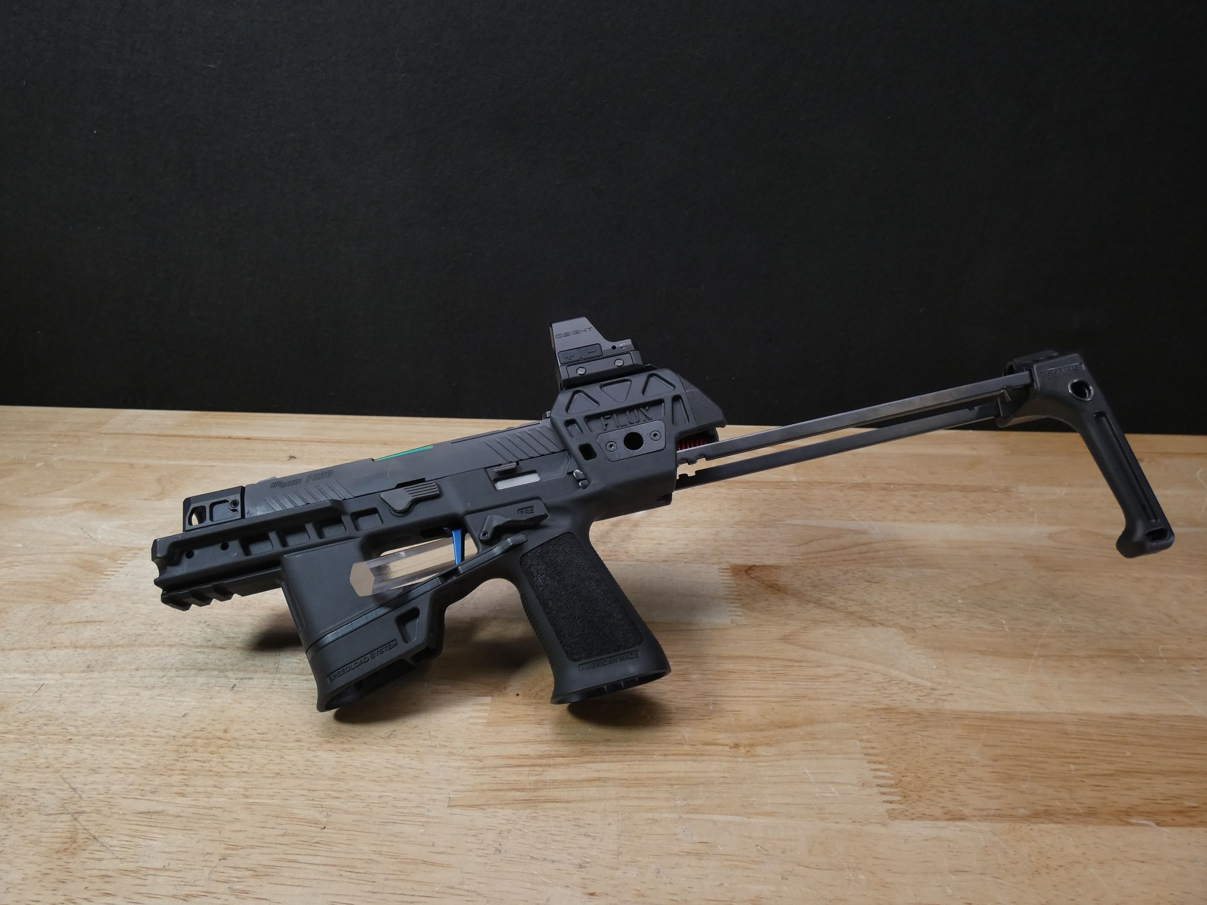 Sig Sauer P320 FLUX Raider - 9mm - PDW - Brace - OSIGHT C Optic-img-2
