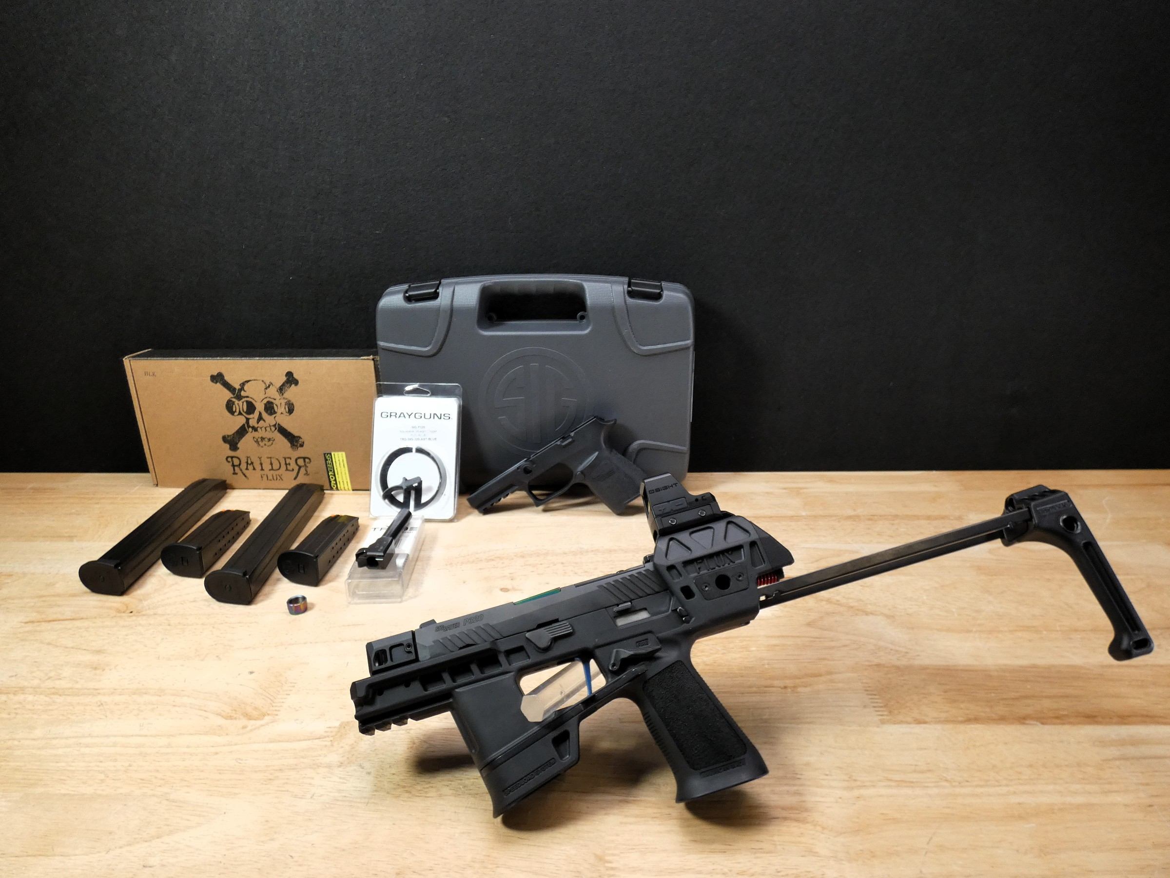 Sig Sauer P320 FLUX Raider - 9mm - PDW - Brace - OSIGHT C Optic-img-1
