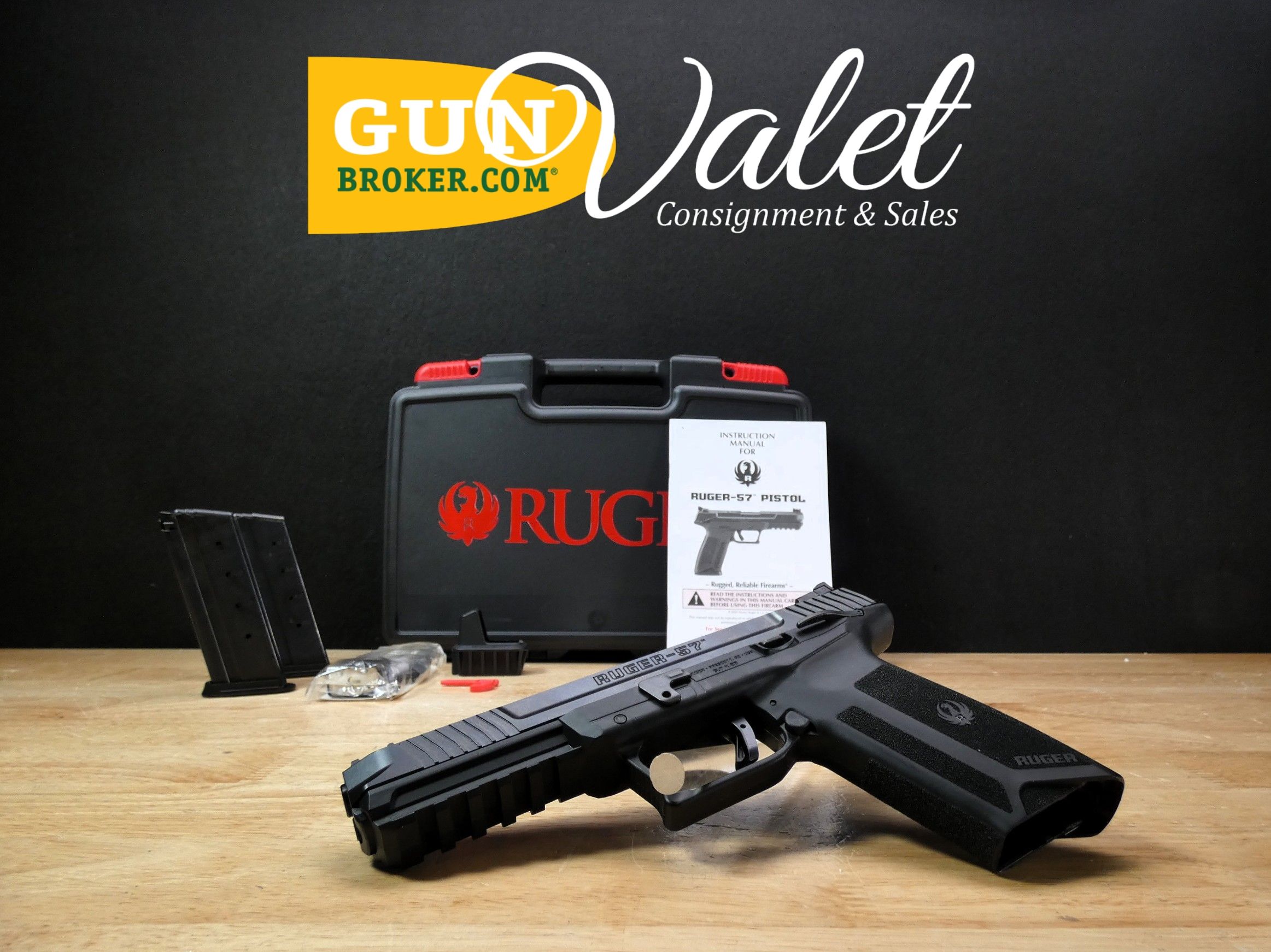 Ruger-57 - 5.7x28mm - w/ Case & More - MFG 2020 - Five Seven Pistol-img-0