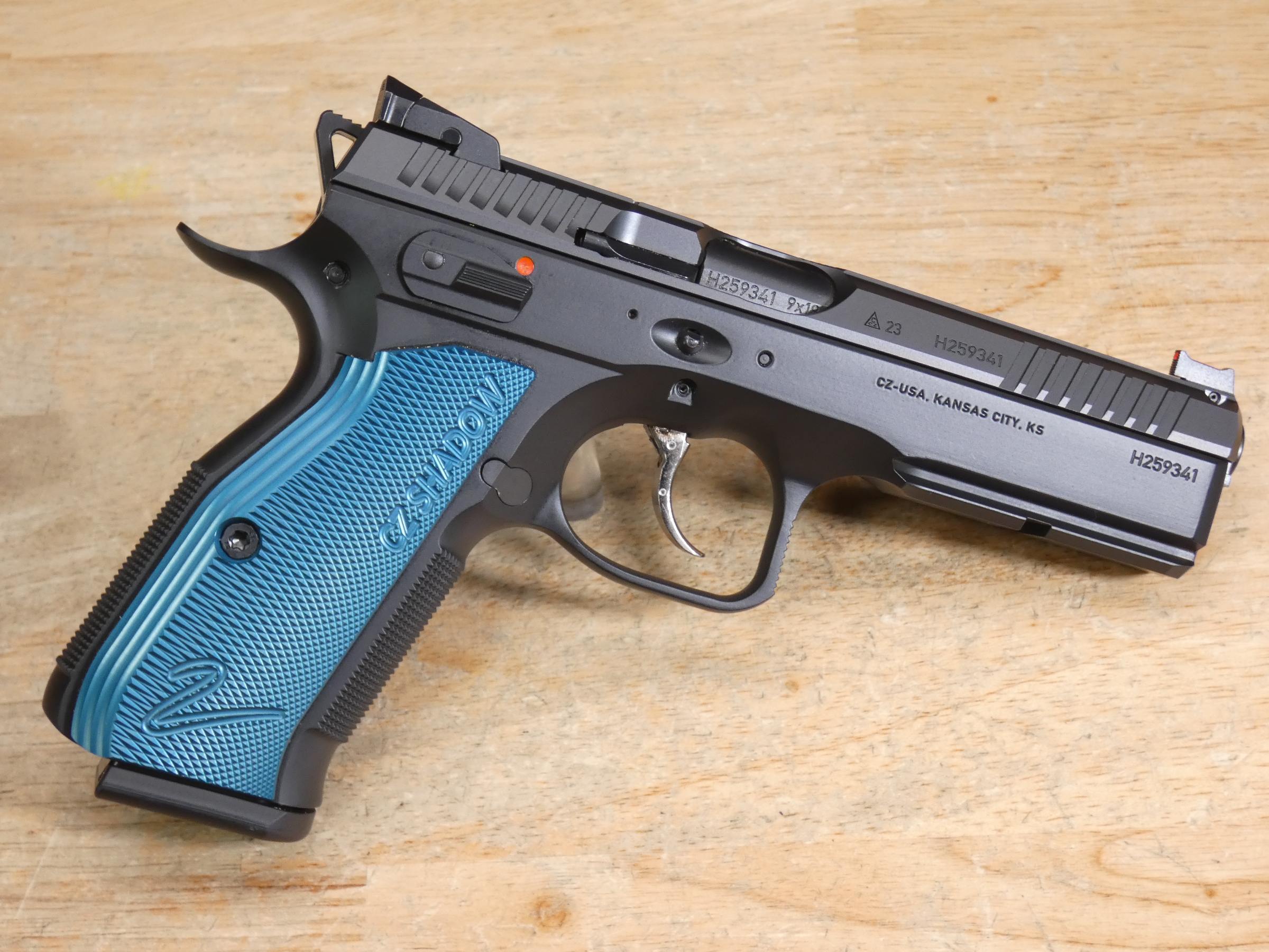 CZ Shadow 2 Blue - 9mm - CZ75 - SA/DA - w/ Original Case & MORE - C-img-8