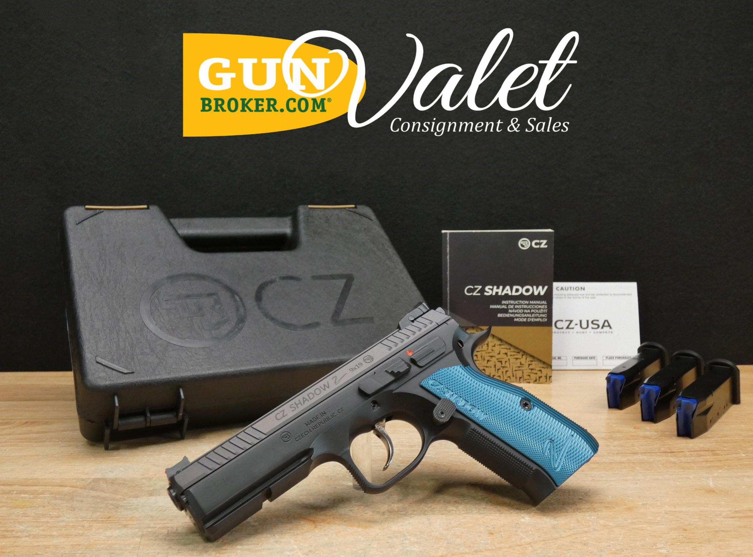 CZ Shadow 2 Blue - 9mm - CZ75 - SA/DA - w/ Original Case & MORE - C-img-0