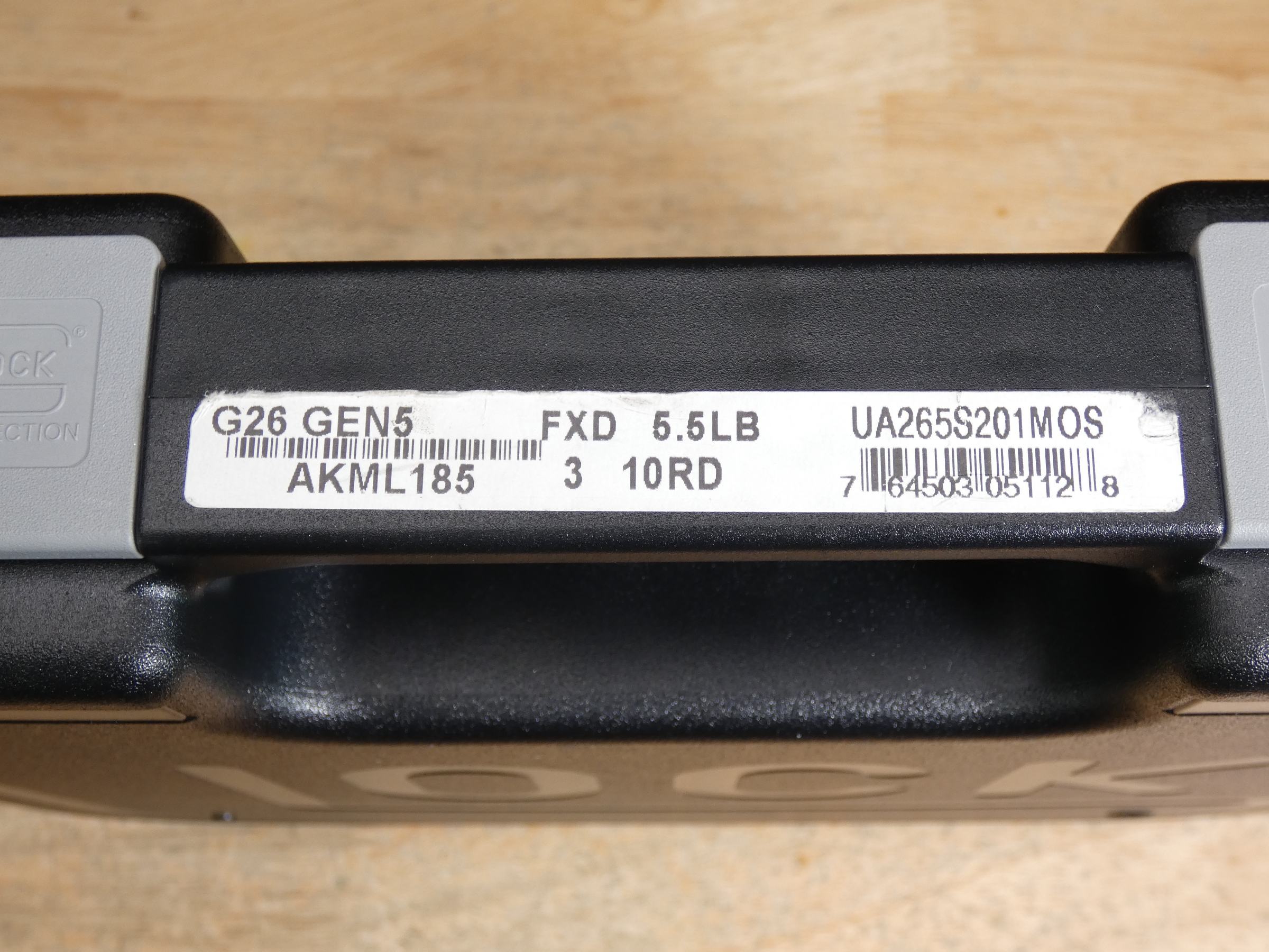 Glock 26 Gen 5 MOS - 9mm - OG Case - 3 Mags - Sub-Compact - Steel Slide - C-img-24