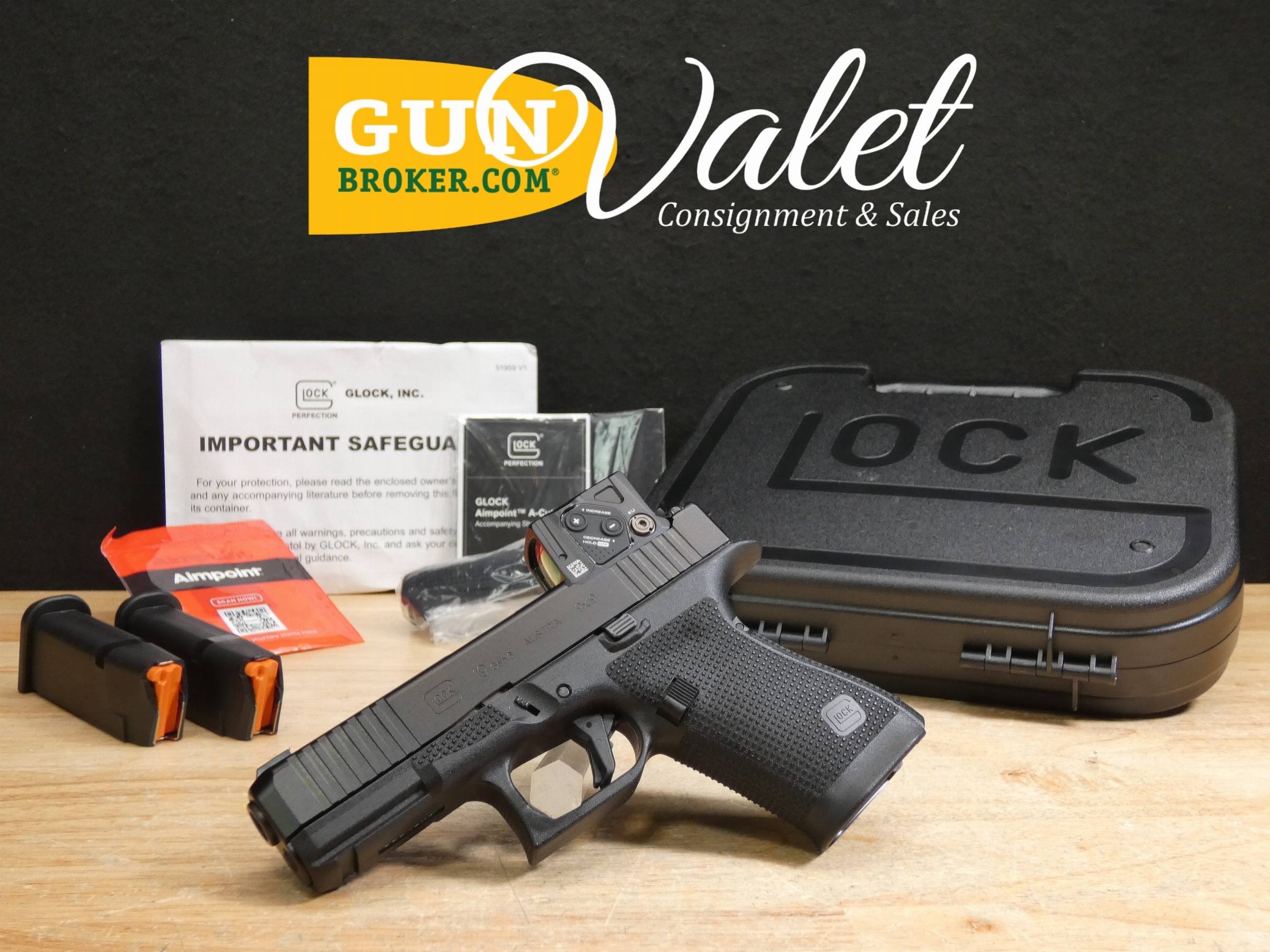 Glock 19 Gen6 COA A-Cut - 9mm - w/ Aimpoint & MORE - G19 Gen 6 MOS - C-img-0
