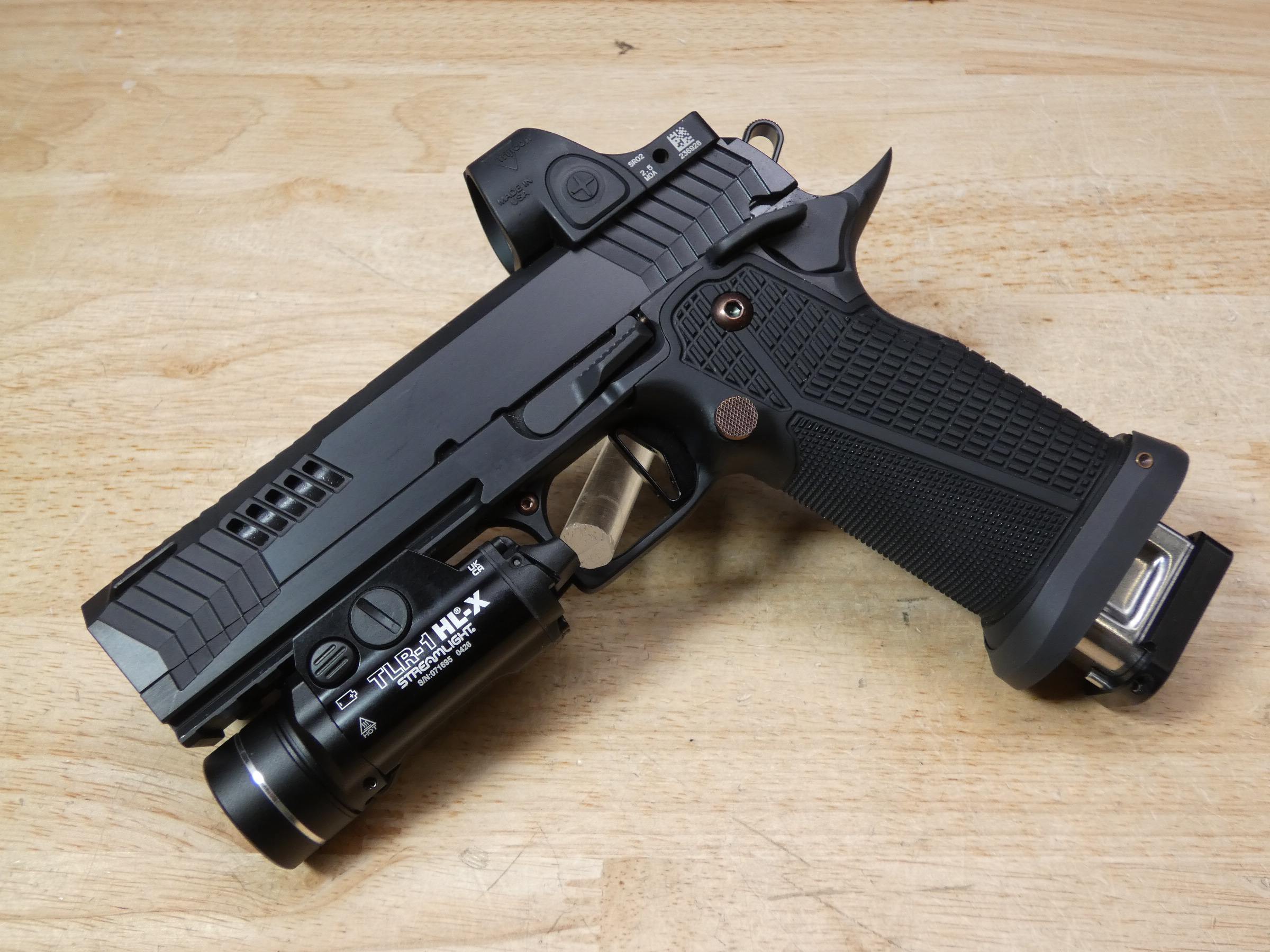 SCARCE Dark Forge Wraith 2011 - 9mm - w/ Trijicon SRO & Streamlight TLR - C-img-3
