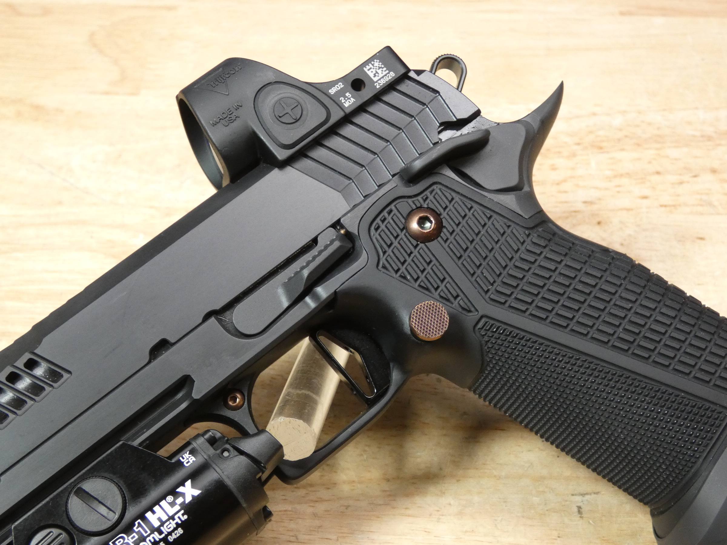 SCARCE Dark Forge Wraith 2011 - 9mm - w/ Trijicon SRO & Streamlight TLR - C-img-5