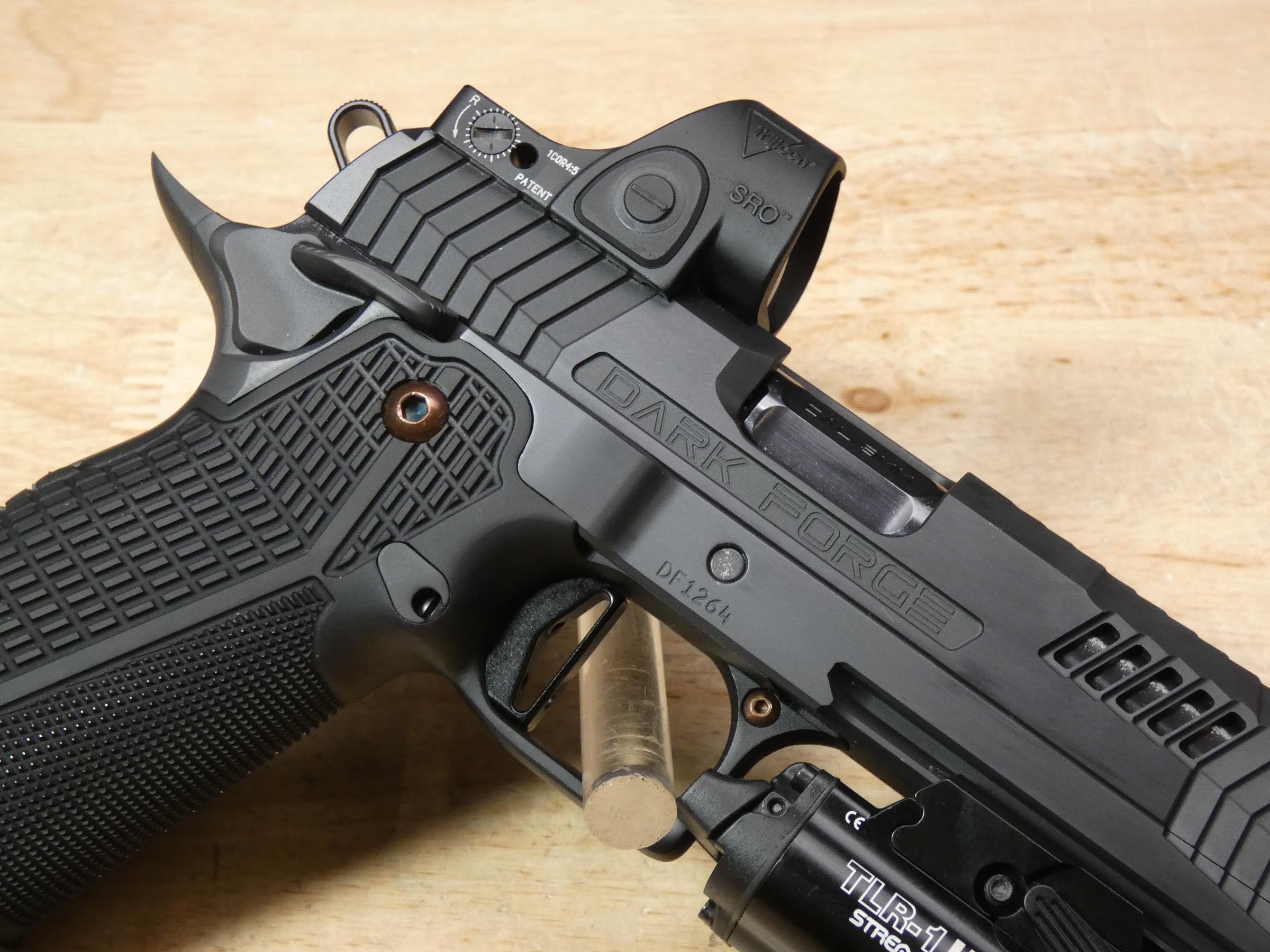 SCARCE Dark Forge Wraith 2011 - 9mm - w/ Trijicon SRO & Streamlight TLR - C-img-13