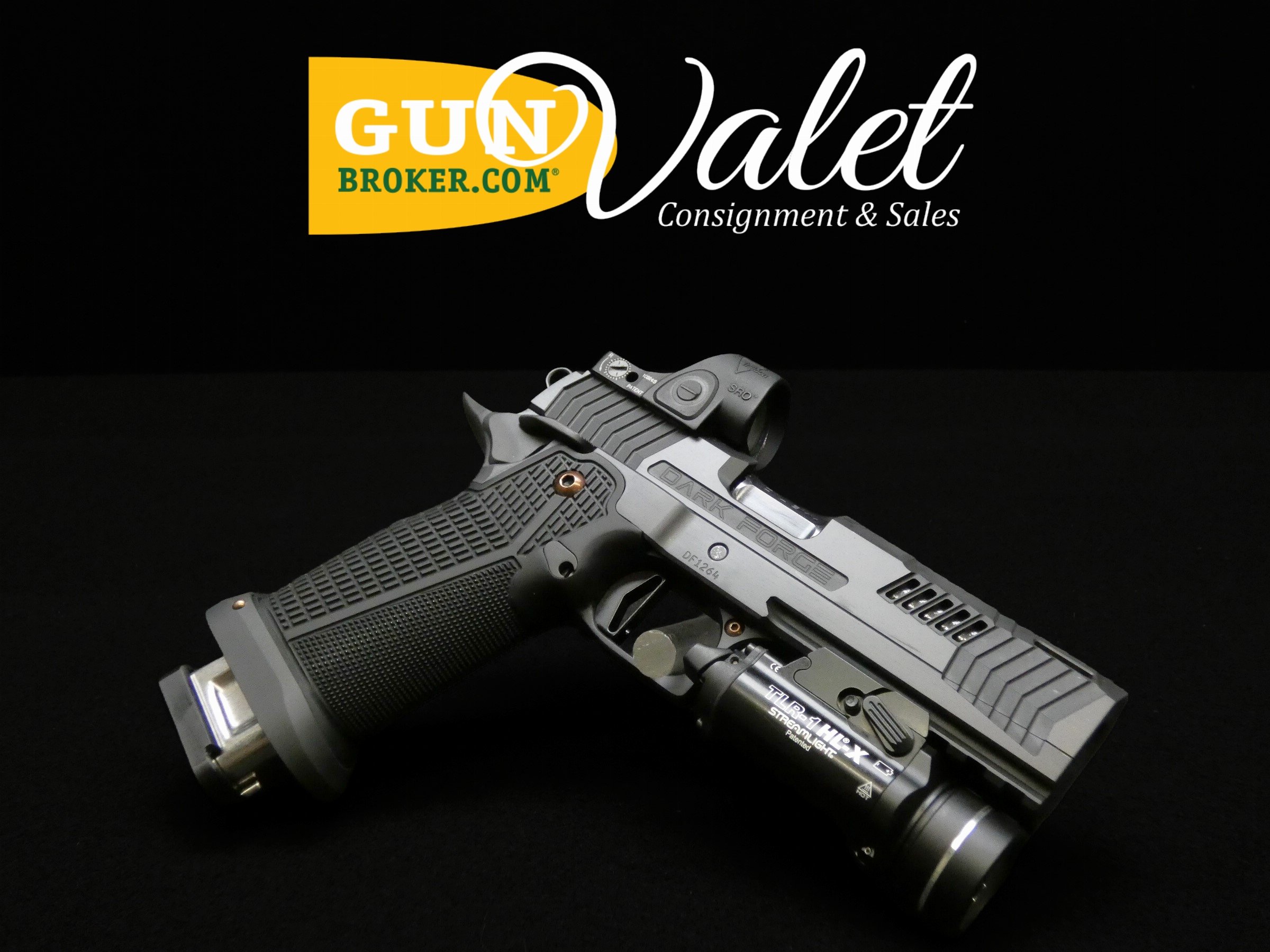 SCARCE Dark Forge Wraith 2011 - 9mm - w/ Trijicon SRO & Streamlight TLR - C-img-0