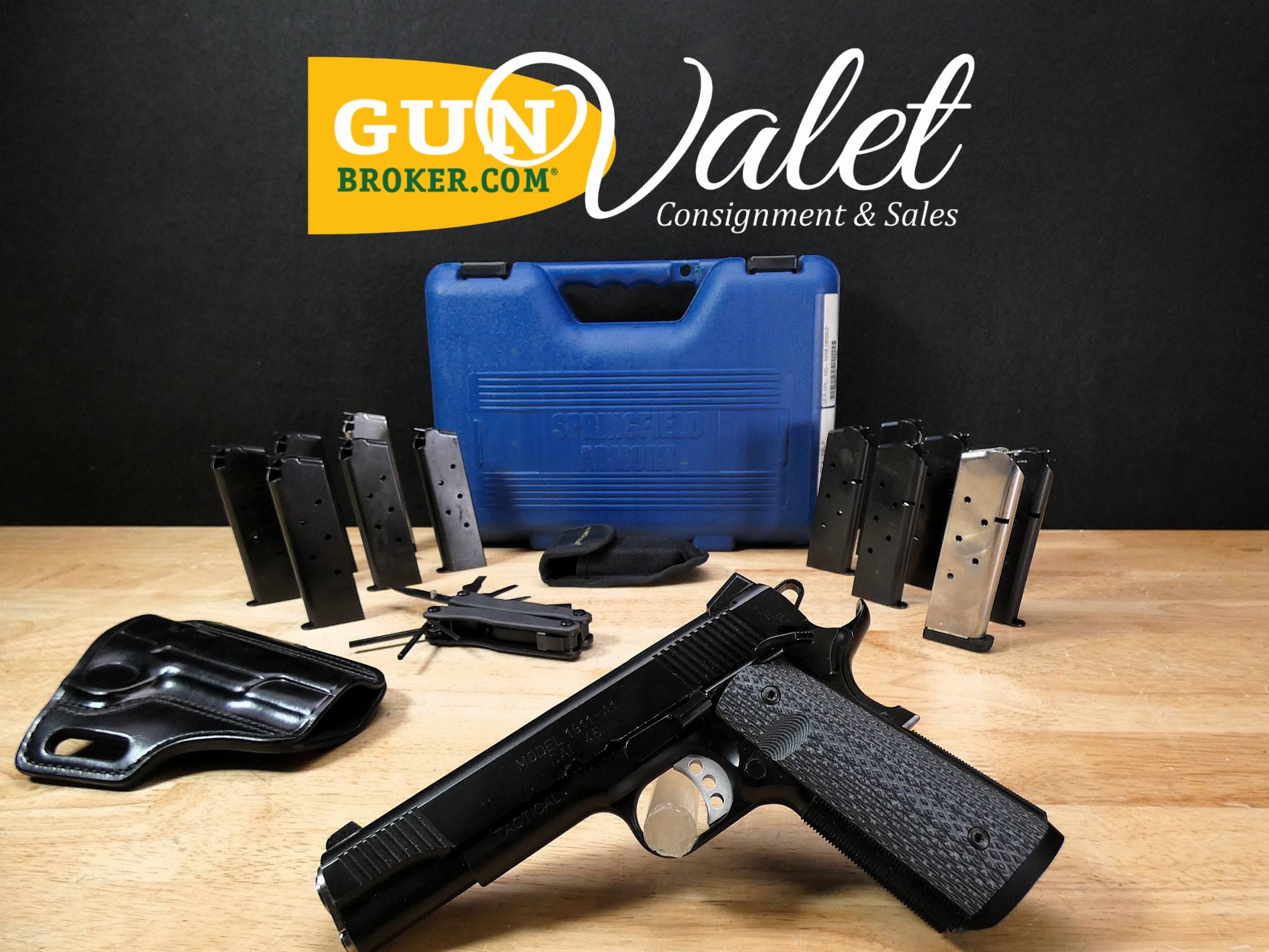 Springfield TRP 1911-A1 Tactical - .45 ACP - 1911A1 - w/ 12 Mags & MORE! -C-img-0