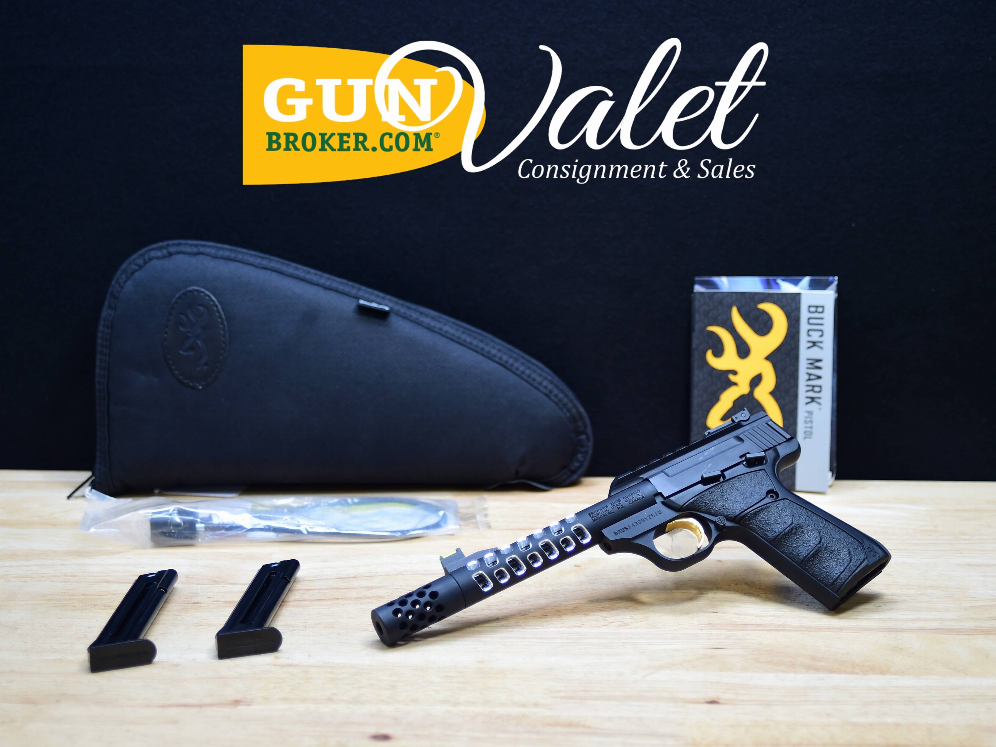 Browning Buckmark Vision UFX - .22 LR - w/ Soft Case & Mags - Buck Mark -C -img-0