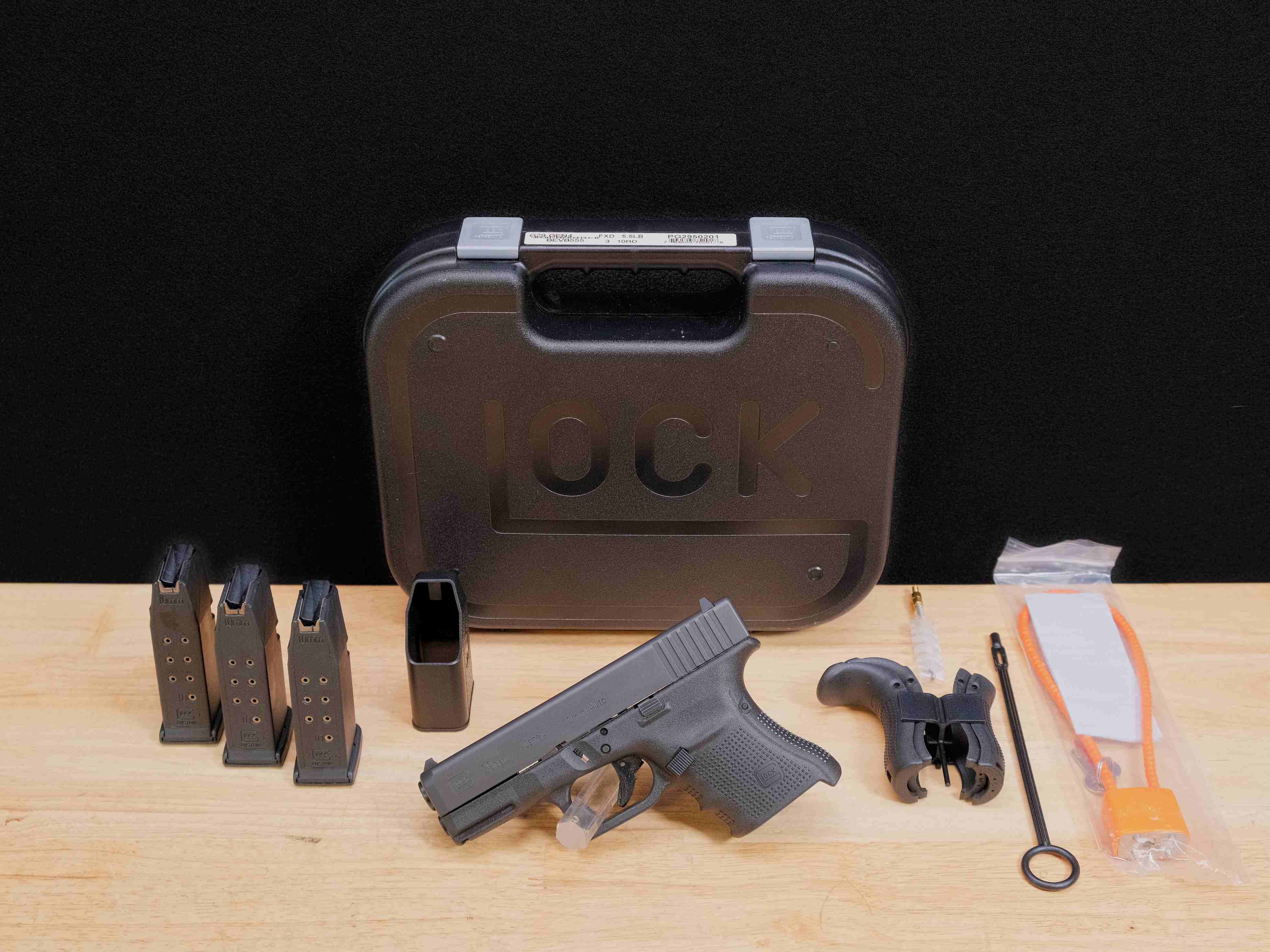 Glock 29 Gen 4 - 10mm Auto - G29 - Austria - w/ OG Case - NEVER FIRED! - C-img-1