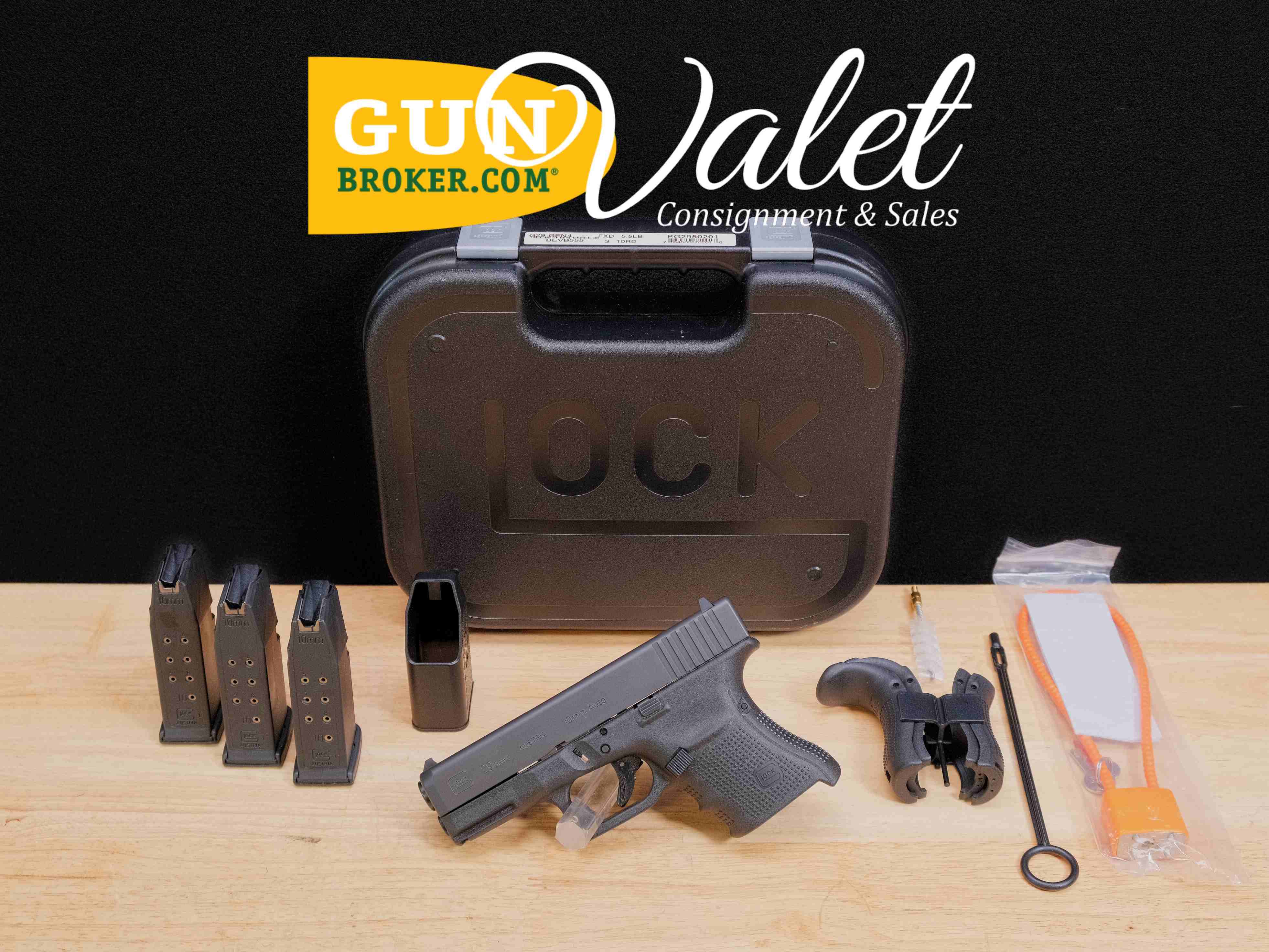 Glock 29 Gen 4 - 10mm Auto - G29 - Austria - w/ OG Case - NEVER FIRED! - C-img-0