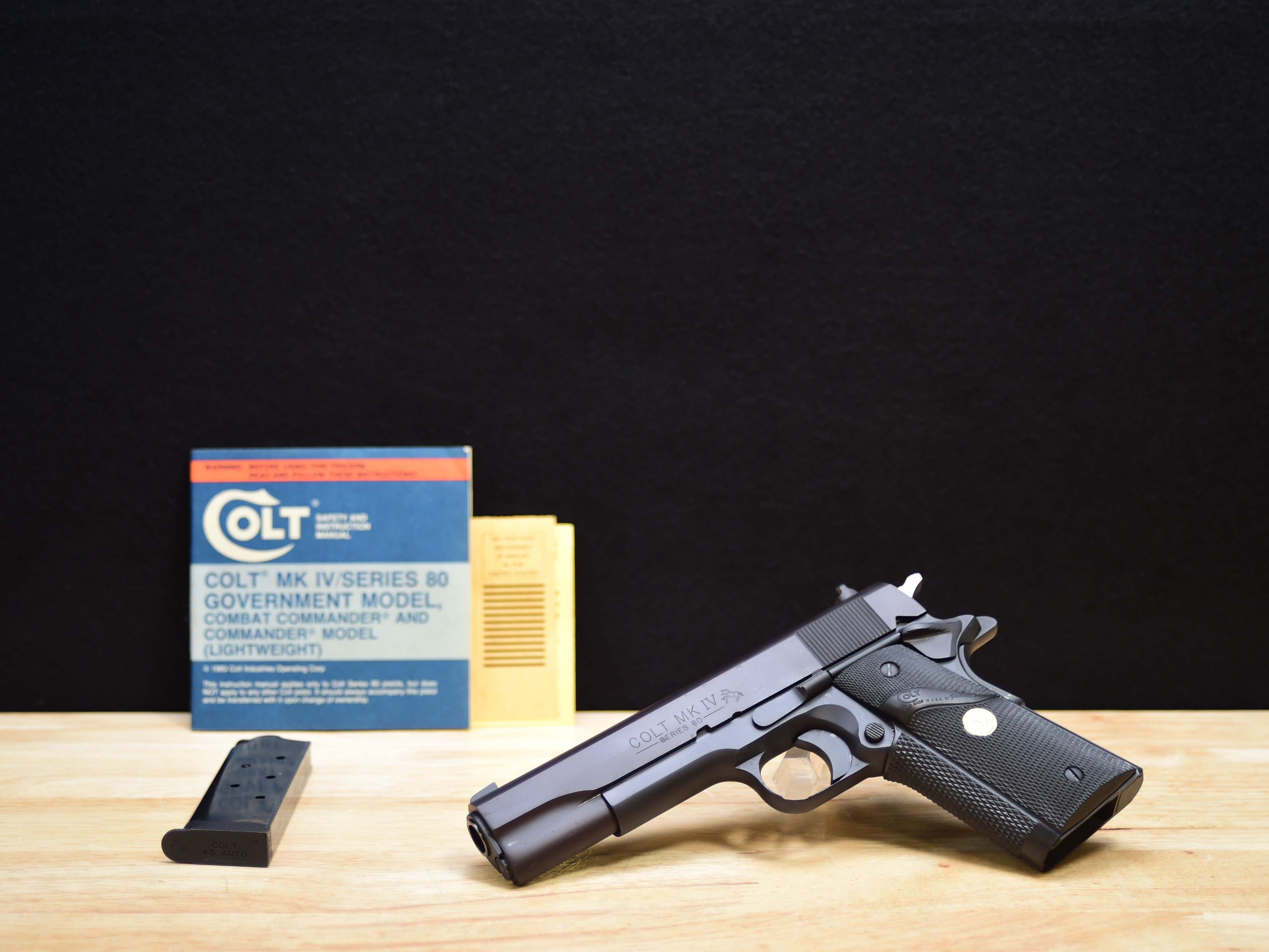 Colt Combat Government Model MKIV Series 80 1911 - .45 ACP - MFG 1984 - C-img-1