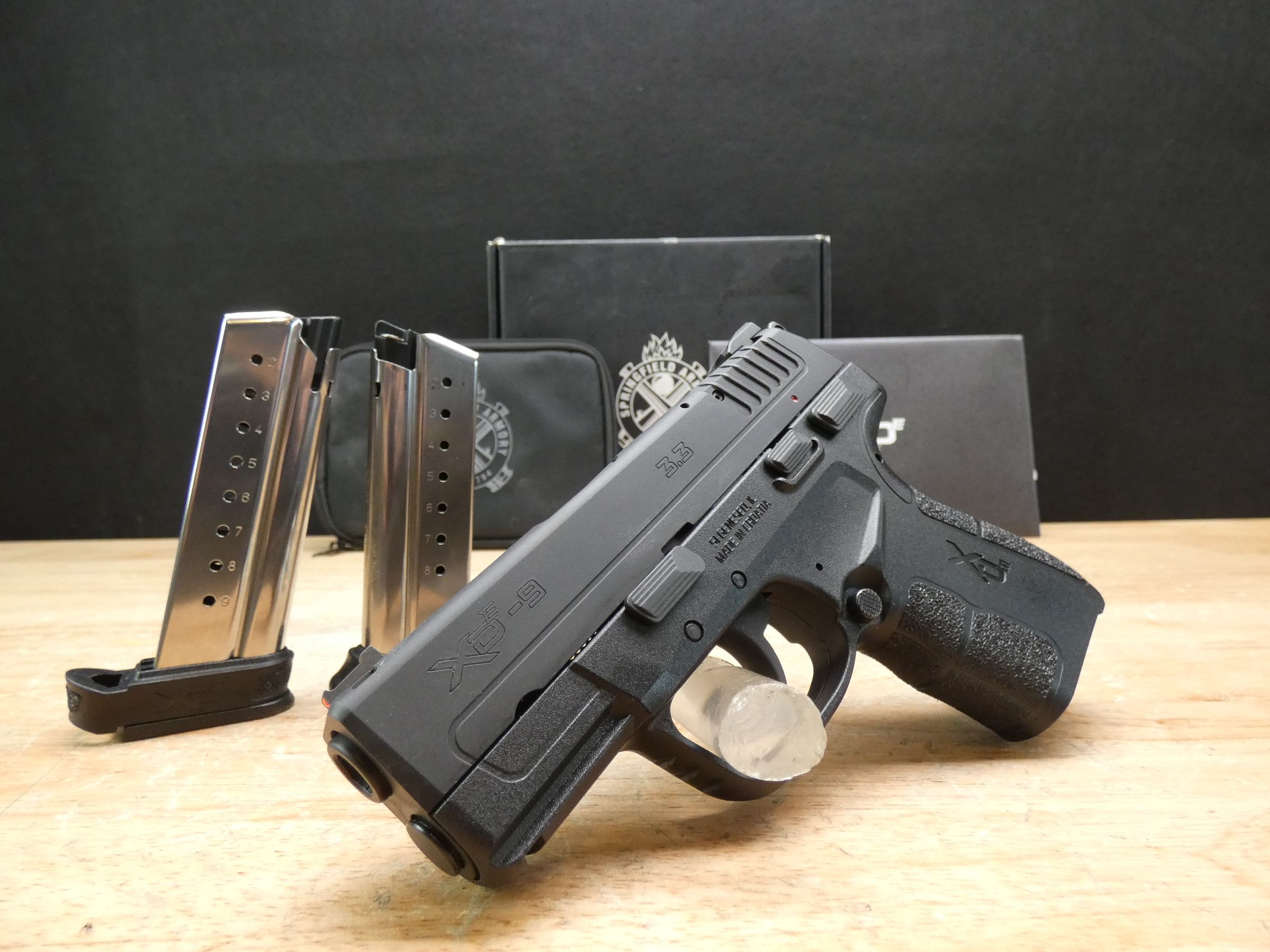Springfield XDE-9 3.3 - 9mm - Case & 2 Mags - XDE9 - Compact XD - CCW-img-1