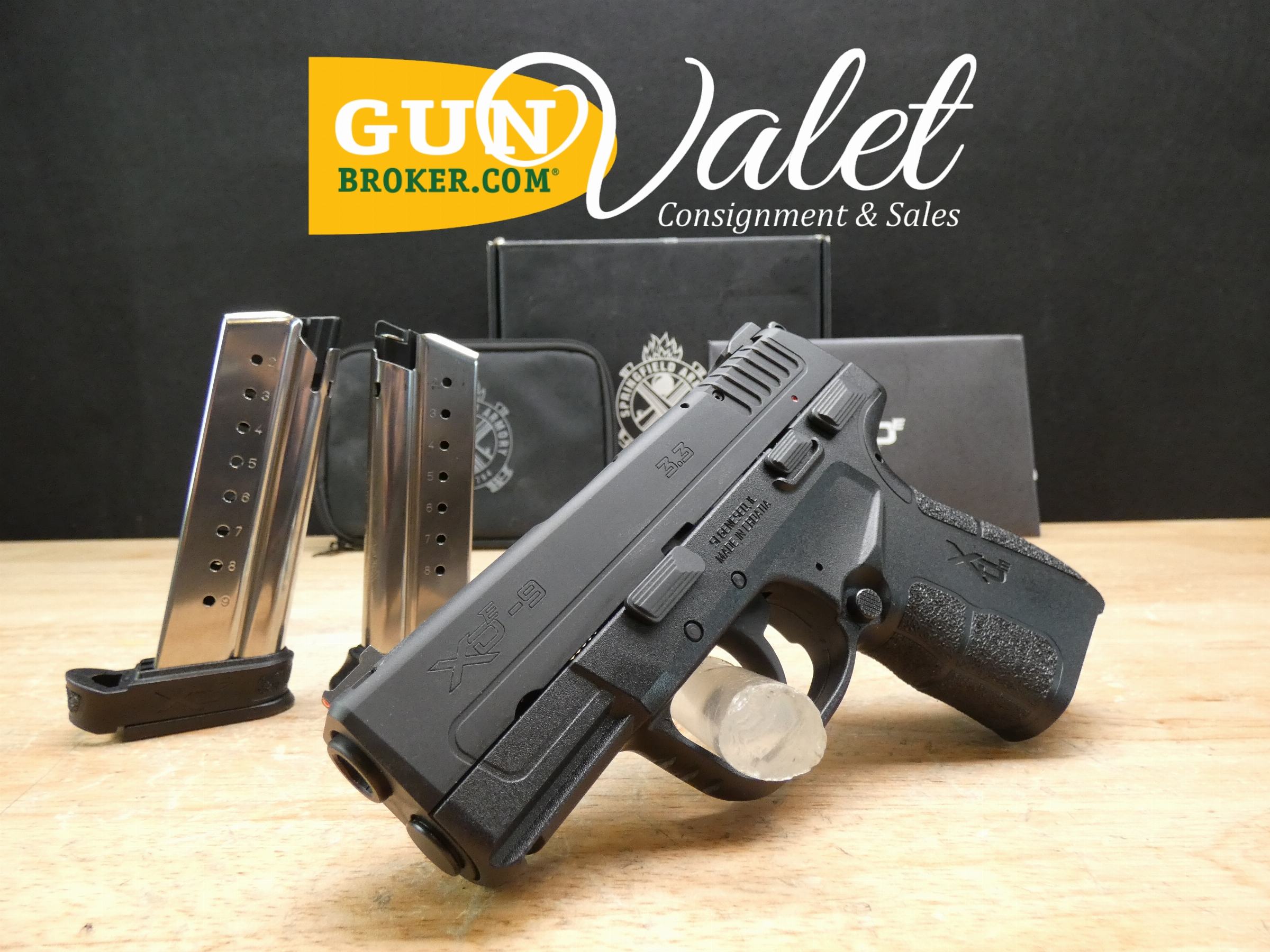 Springfield XDE-9 3.3 - 9mm - Case & 2 Mags - XDE9 - Compact XD - CCW-img-0