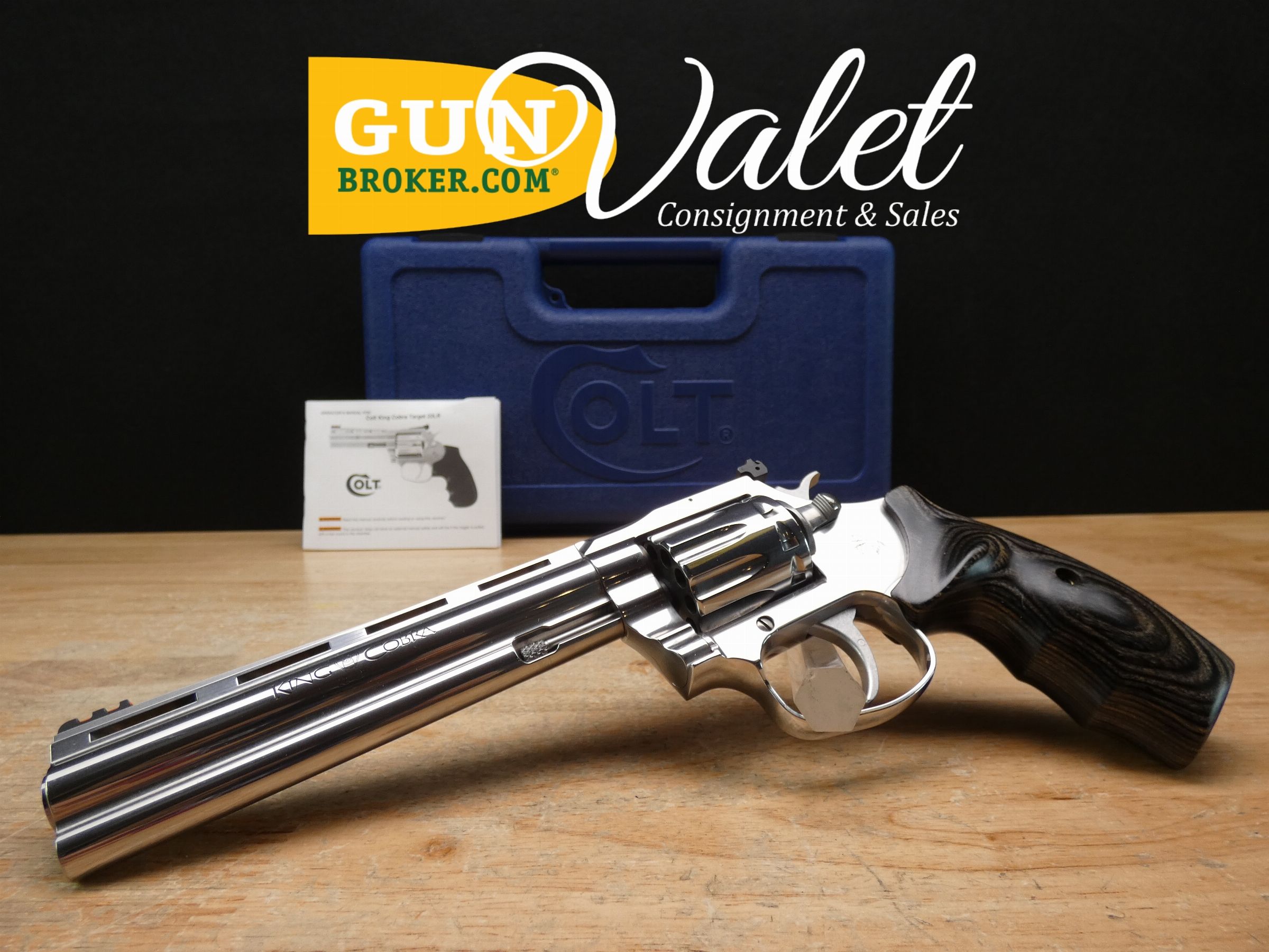 Colt King Cobra - .22 LR - 6IN BBL - 10-Shot - Stainless - Model D-img-0