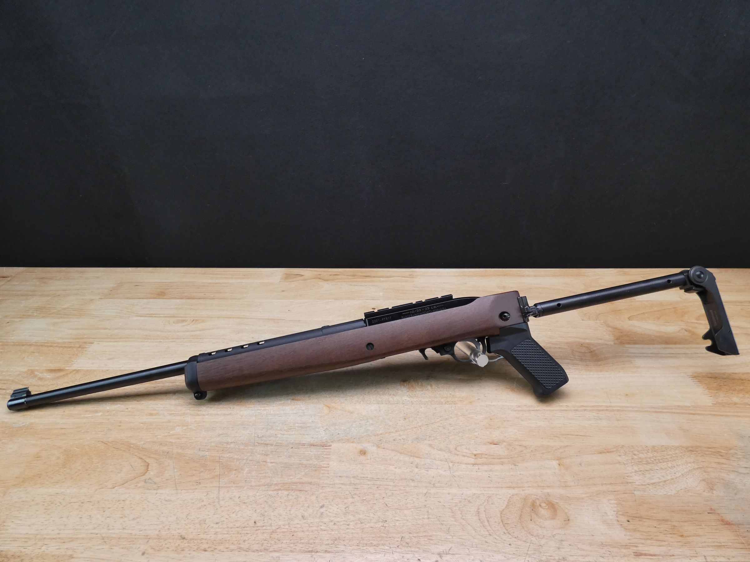 Ruger 10/22 Carbine - .22 LR - w/ Samson Folding Stock - MFG 2023 - NICE!-img-1