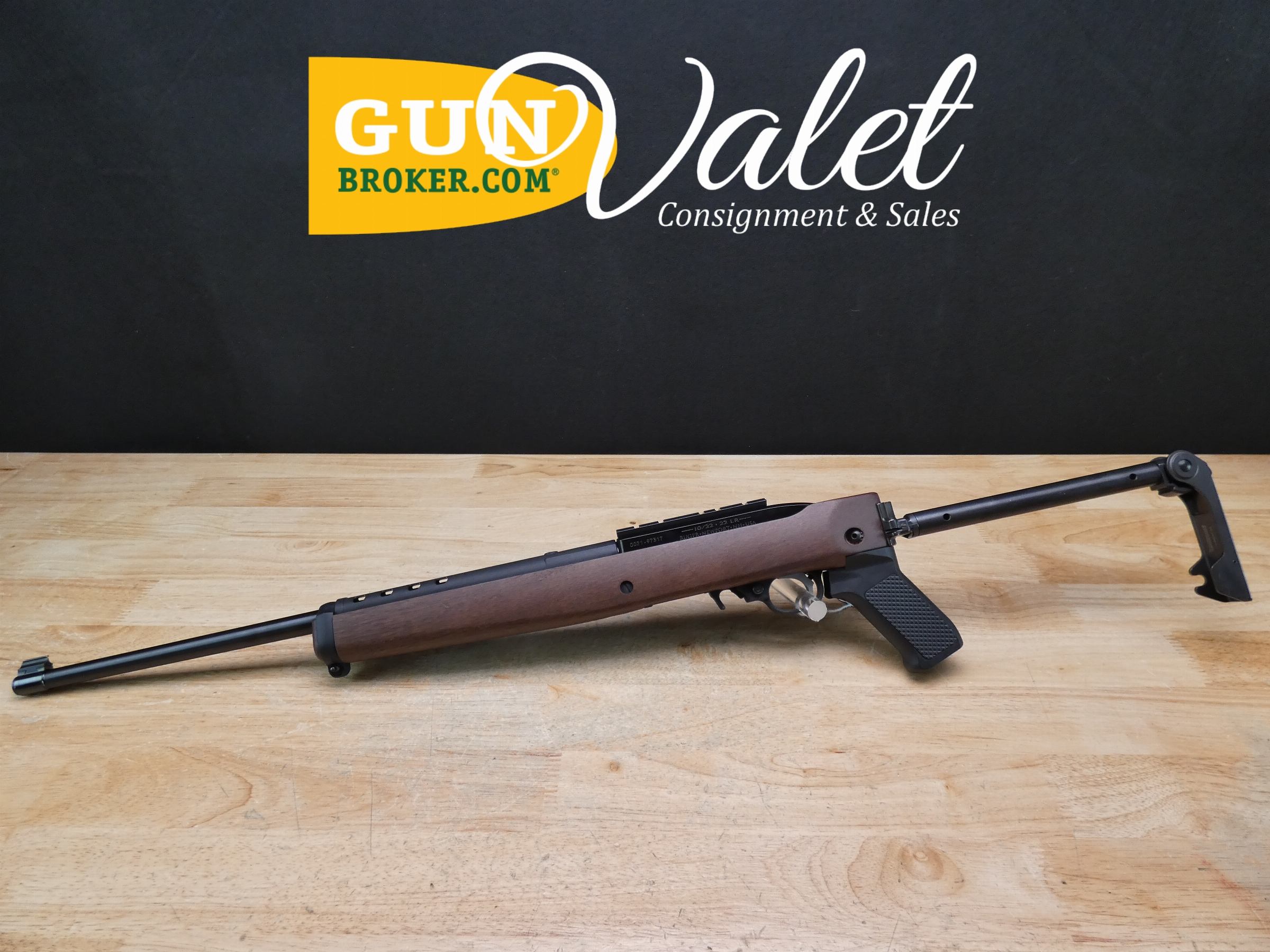 Ruger 10/22 Carbine - .22 LR - w/ Samson Folding Stock - MFG 2023 - NICE!-img-0