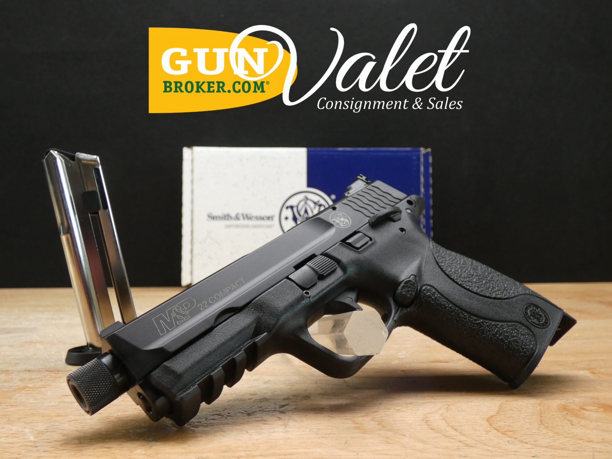 Smith & Wesson M&P22 Compact - .22 LR - S&W M&P 22 - w/ Mag!-img-0