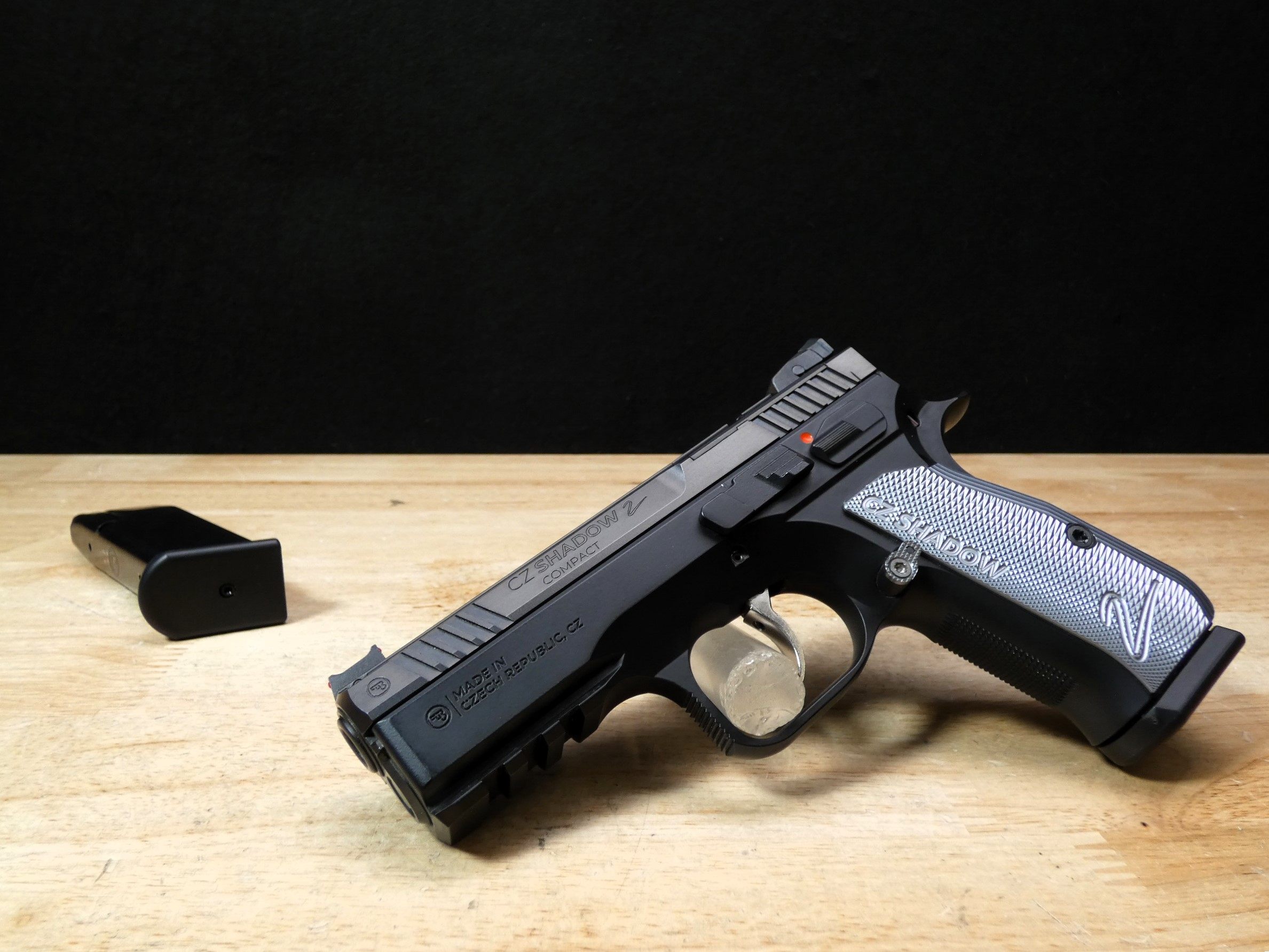 CZ Shadow 2 Compact - 9mm - CCW - Optic Ready w/ 2 Mags - SA/DA - C-img-1