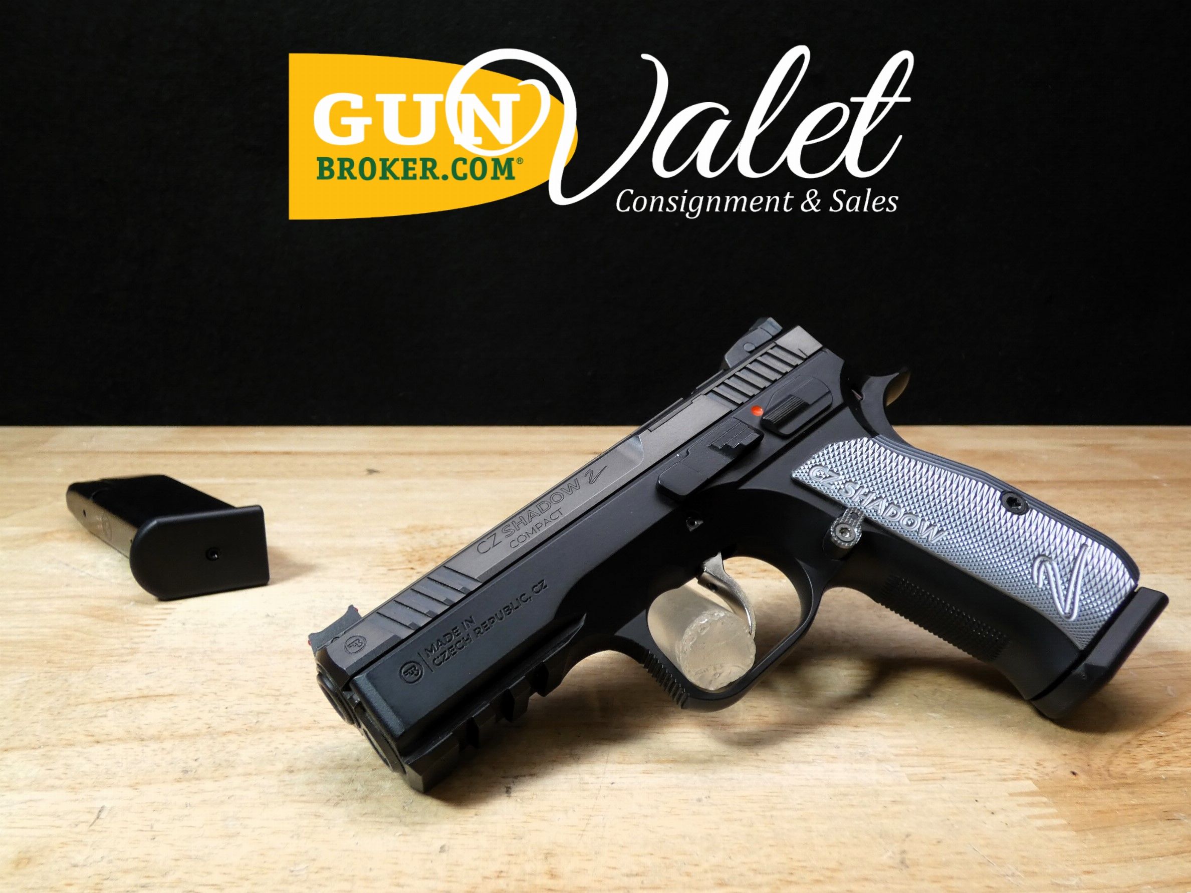 CZ Shadow 2 Compact - 9mm - CCW - Optic Ready w/ 2 Mags - SA/DA - C-img-0