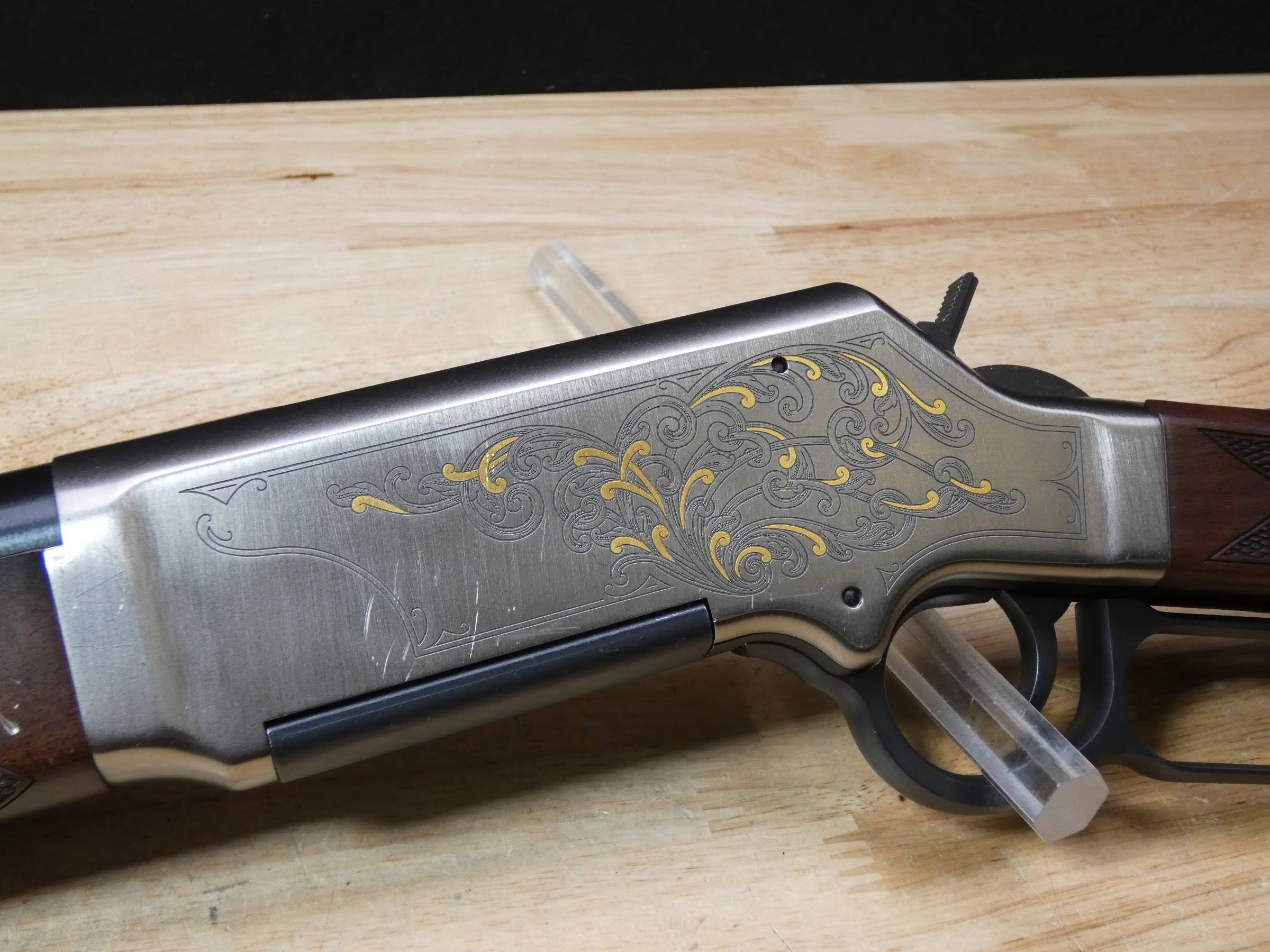 Henry Long Ranger Deluxe H014D-308 - .308 Win - Nickel Engraved - C-img-6