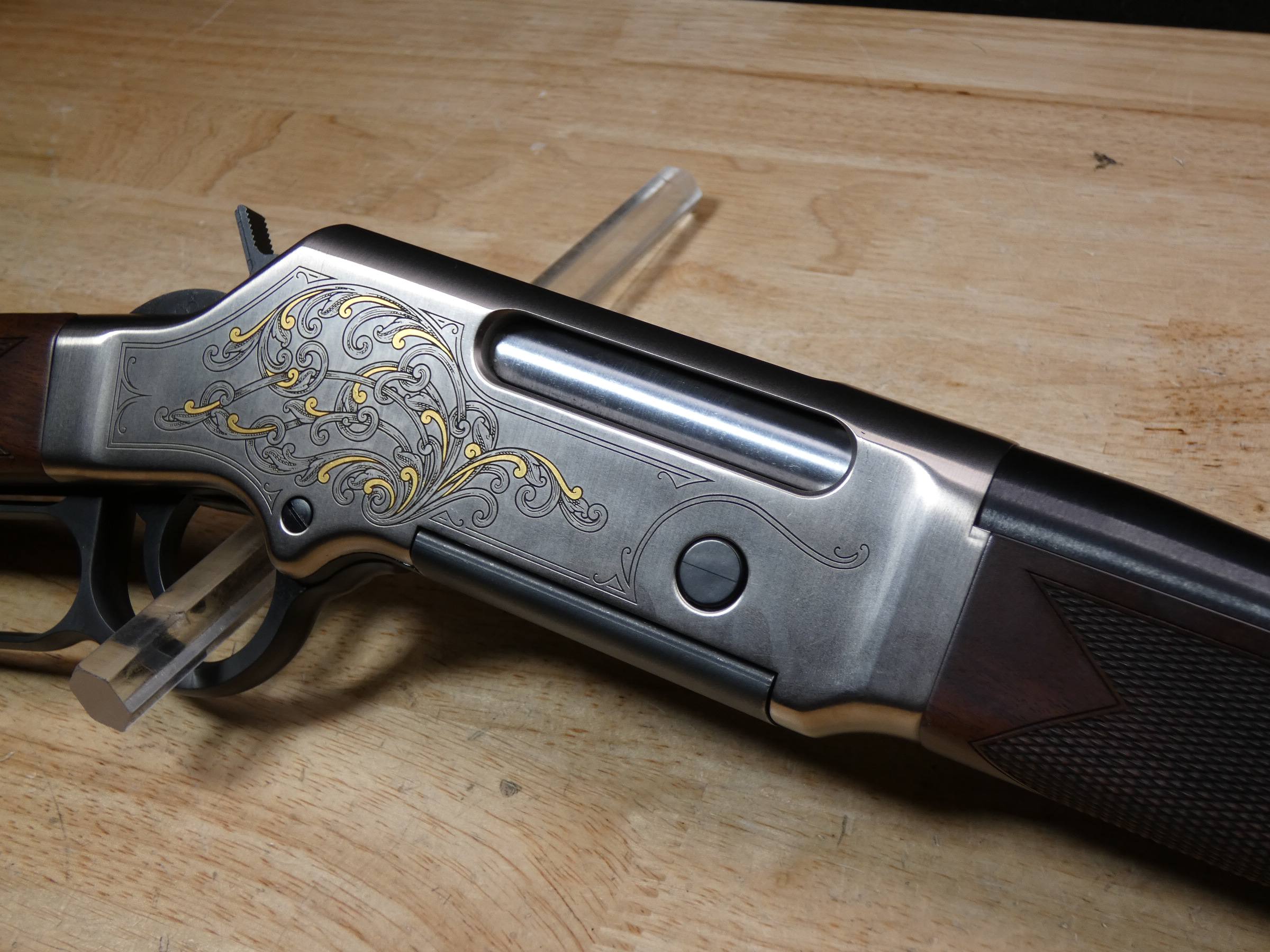 Henry Long Ranger Deluxe H014D-308 - .308 Win - Nickel Engraved - C-img-22