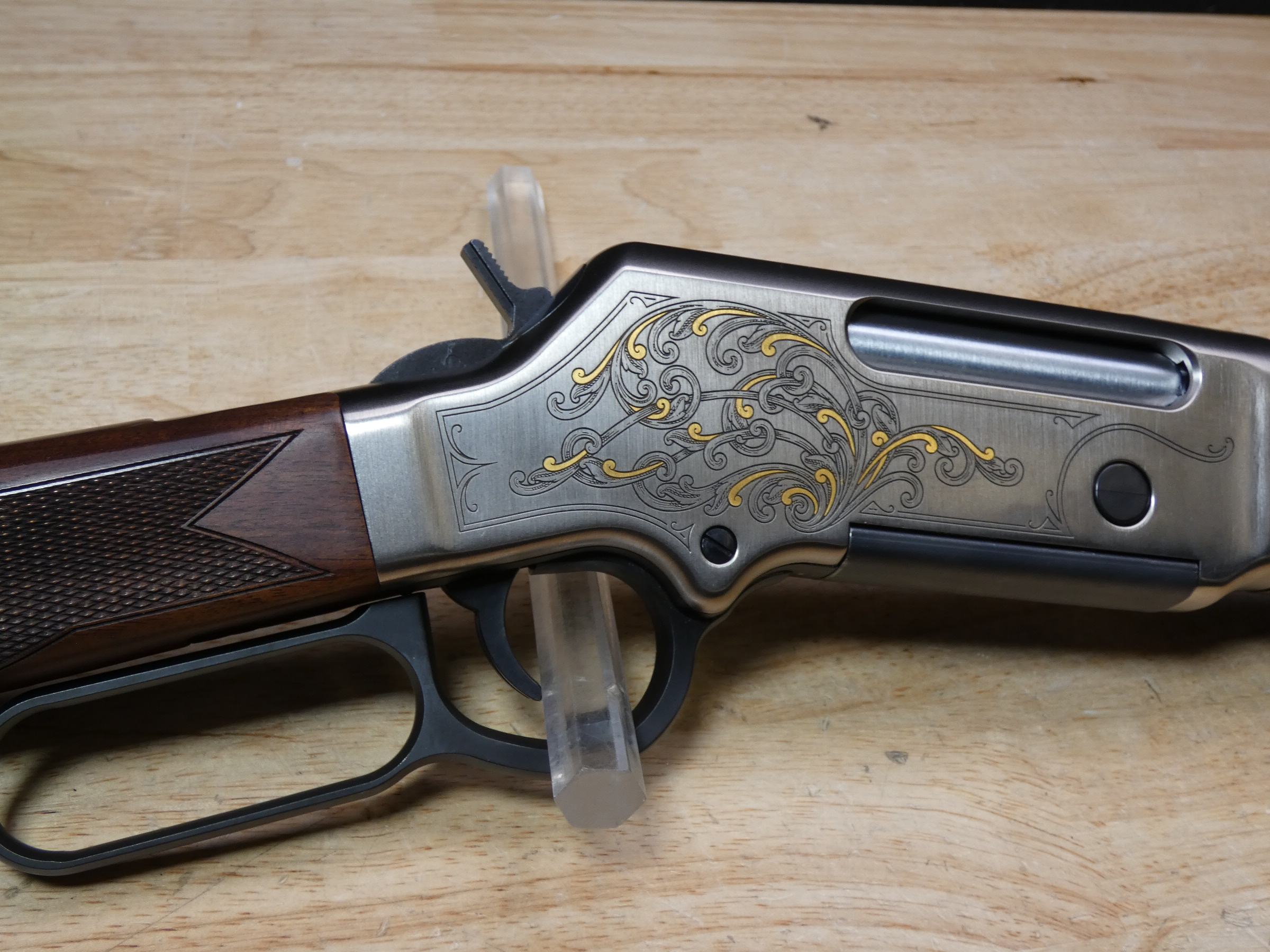 Henry Long Ranger Deluxe H014D-308 - .308 Win - Nickel Engraved - C-img-23