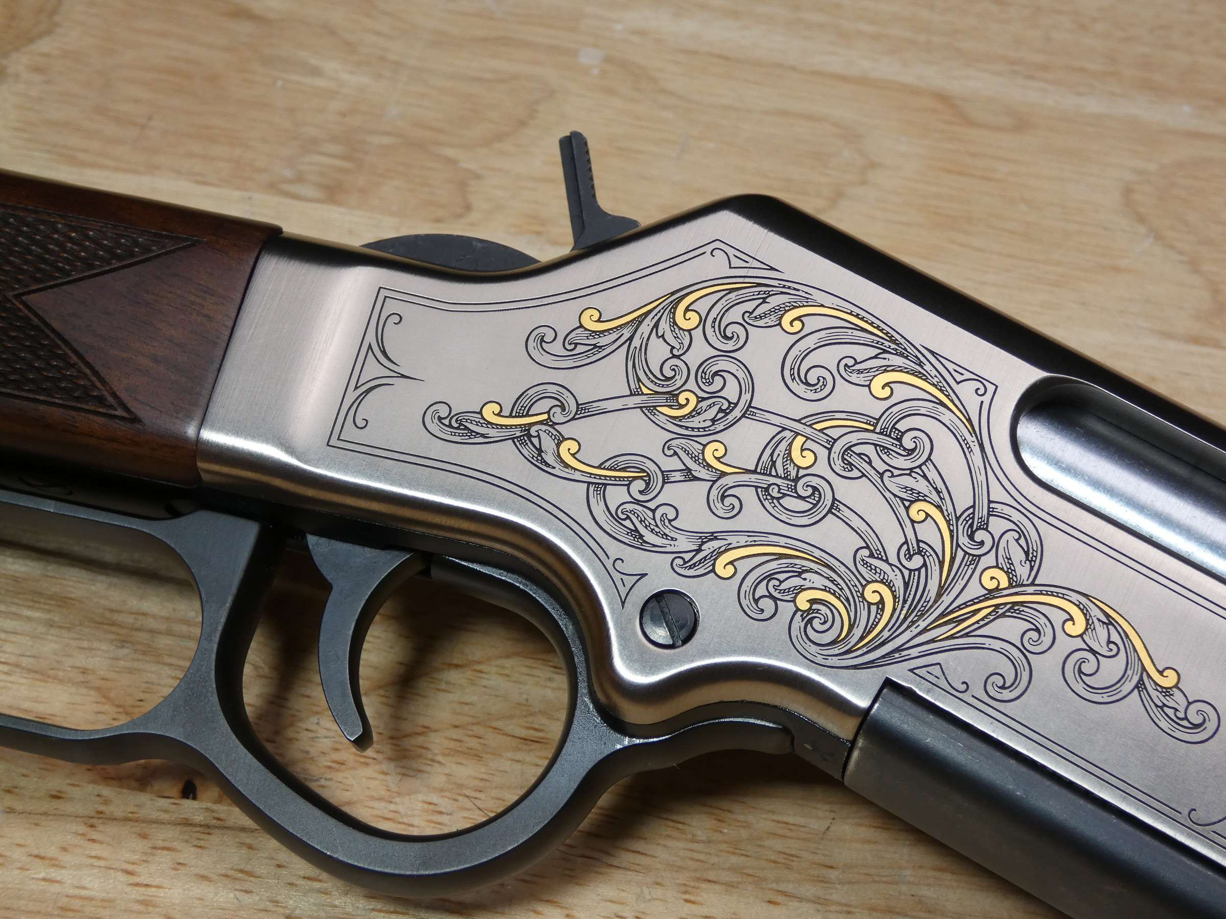 Henry Long Ranger Deluxe H014D-308 - .308 Win - Nickel Engraved - C-img-37