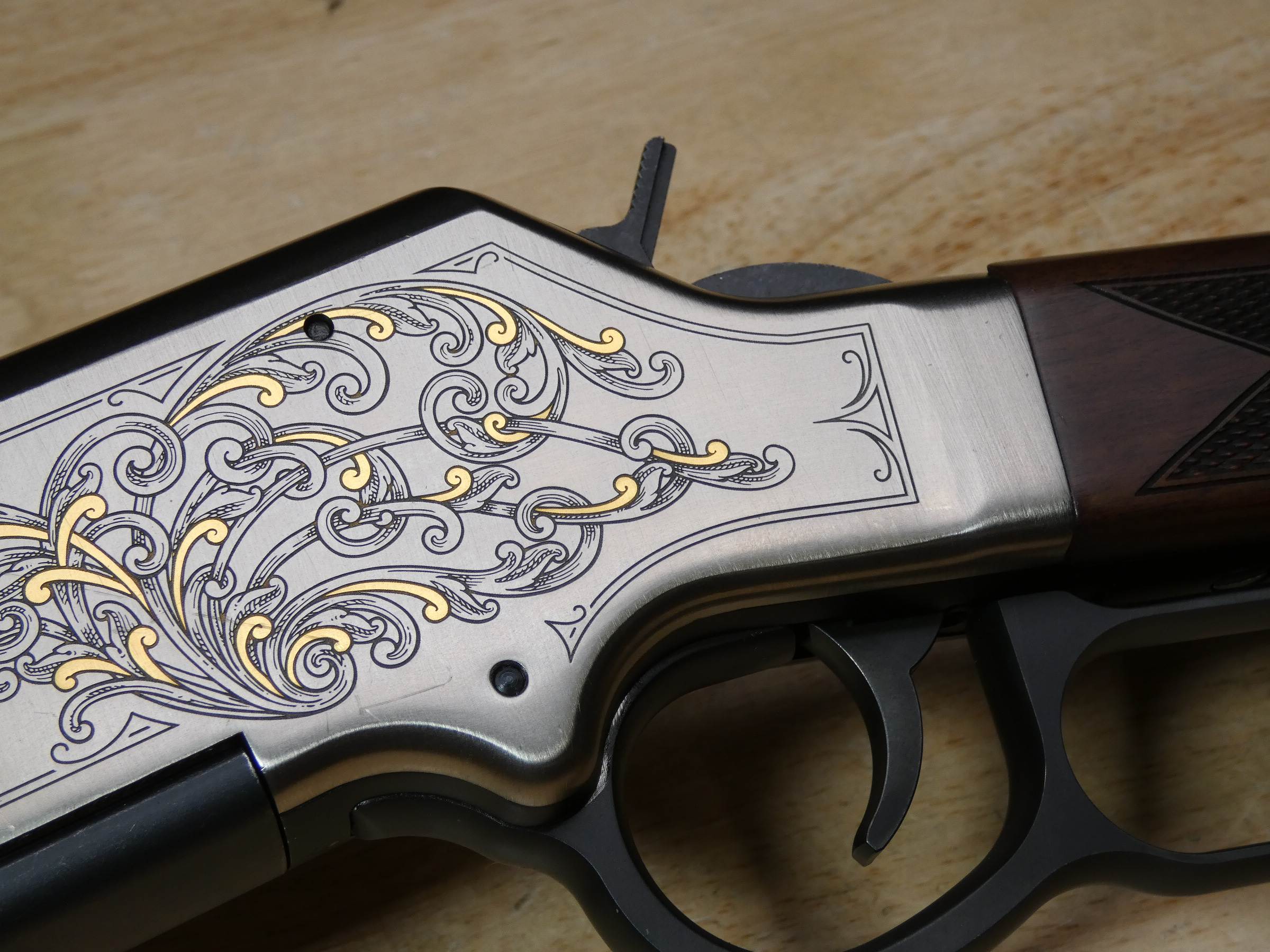 Henry Long Ranger Deluxe H014D-308 - .308 Win - Nickel Engraved - C-img-39