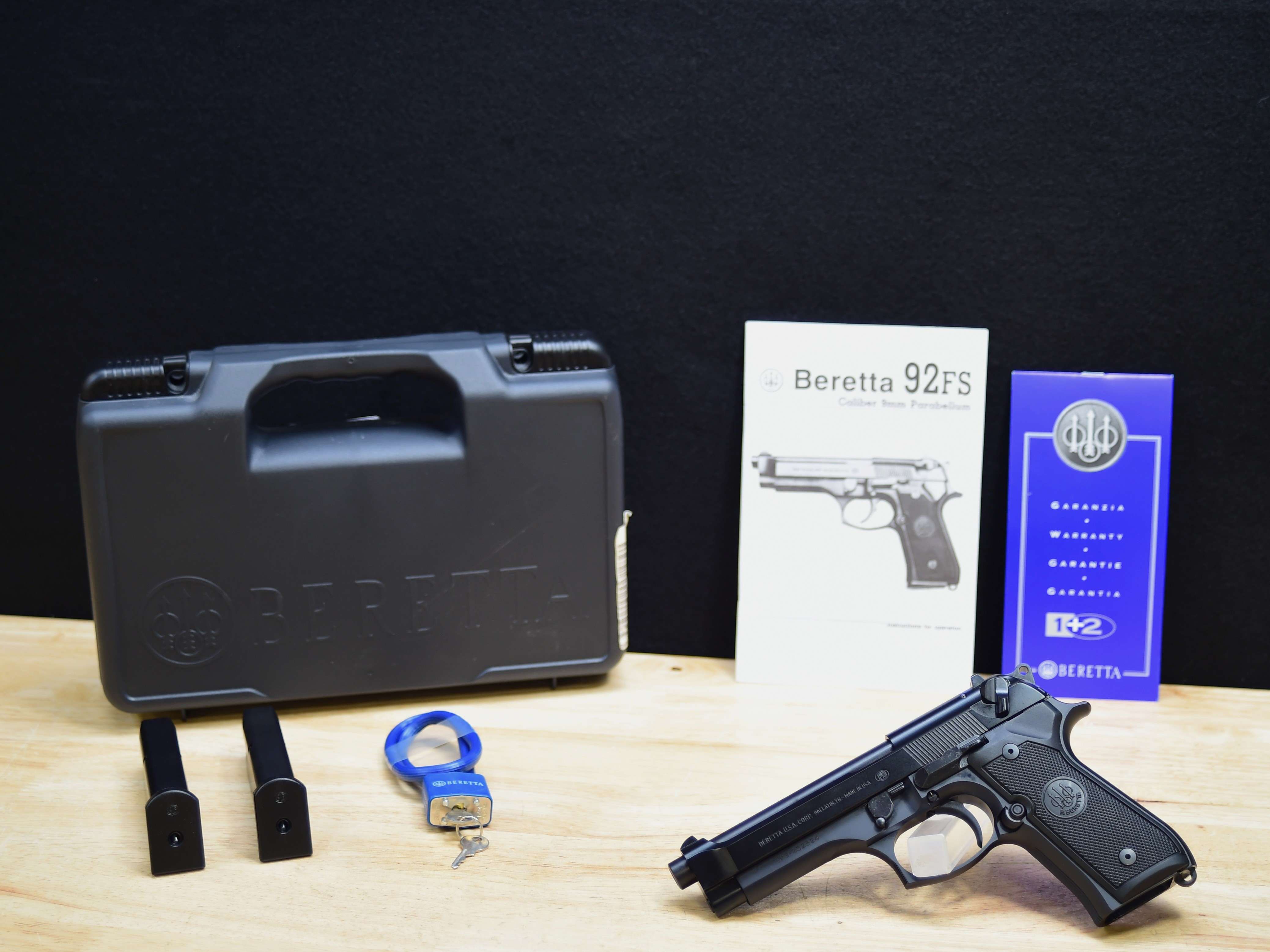 Beretta M9 Commercial - 9mm - 92 FS - w/ OG Case & 2 Mags - MFG 2021 - C-img-1
